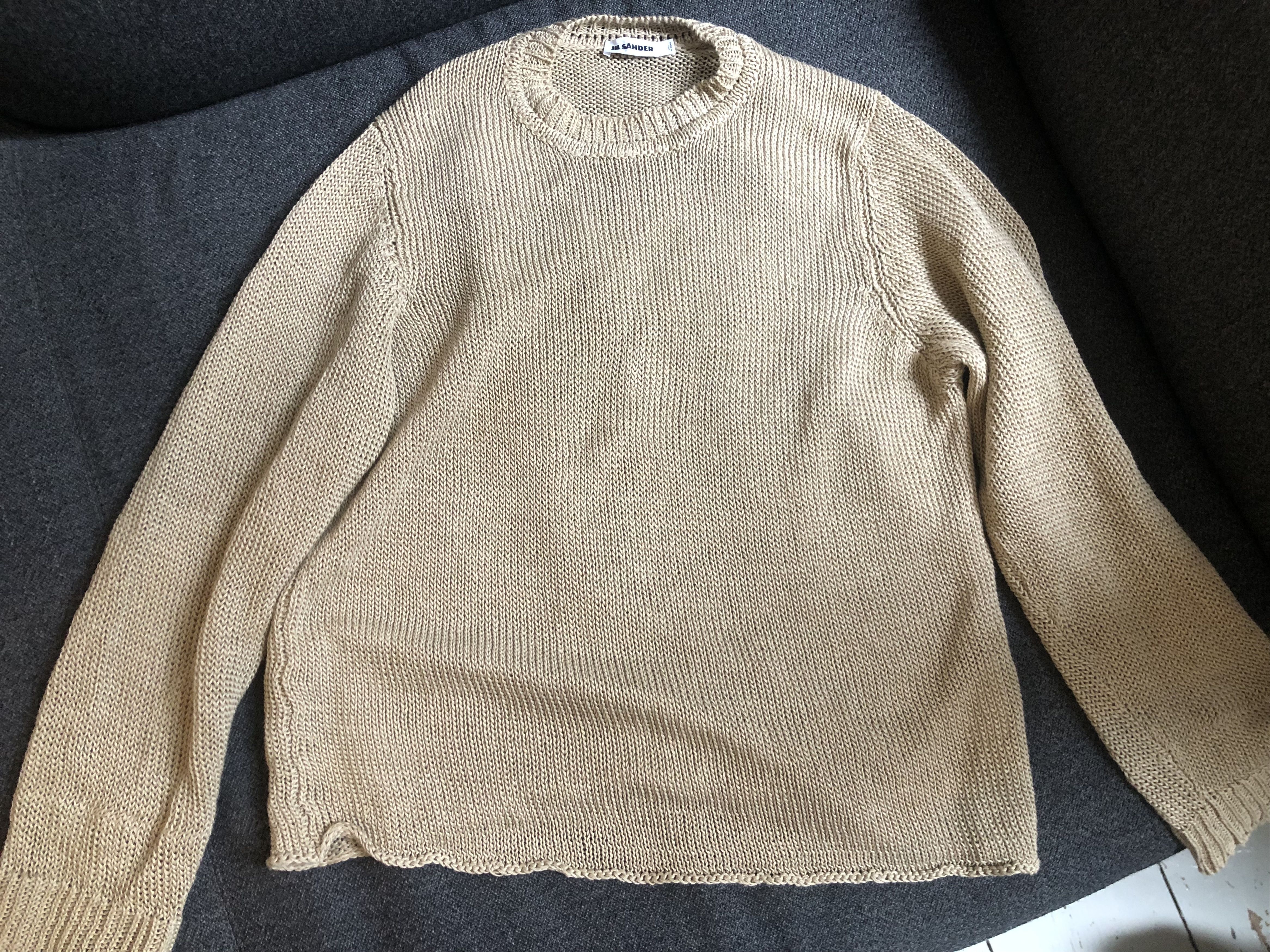 人気新品 Jil Sander sweater / Pullover Hemp Sander Jil tags with New トップス