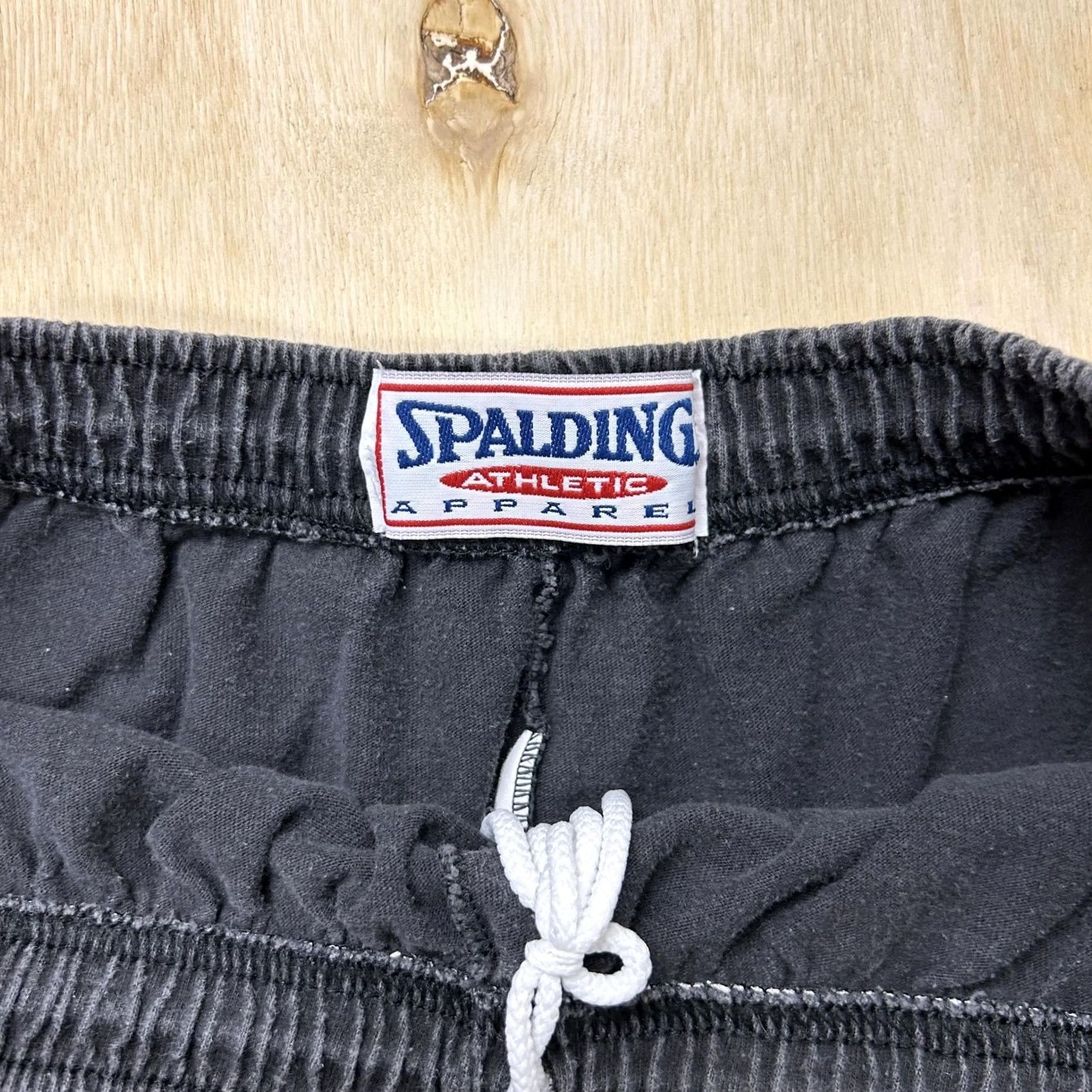 Spalding Spalding Sweat Shorts Mens M Black Jersey Elastic Waist Athletic Gym / Casual Size US M / EU 48-50 / 2 - 2 Thumbnail