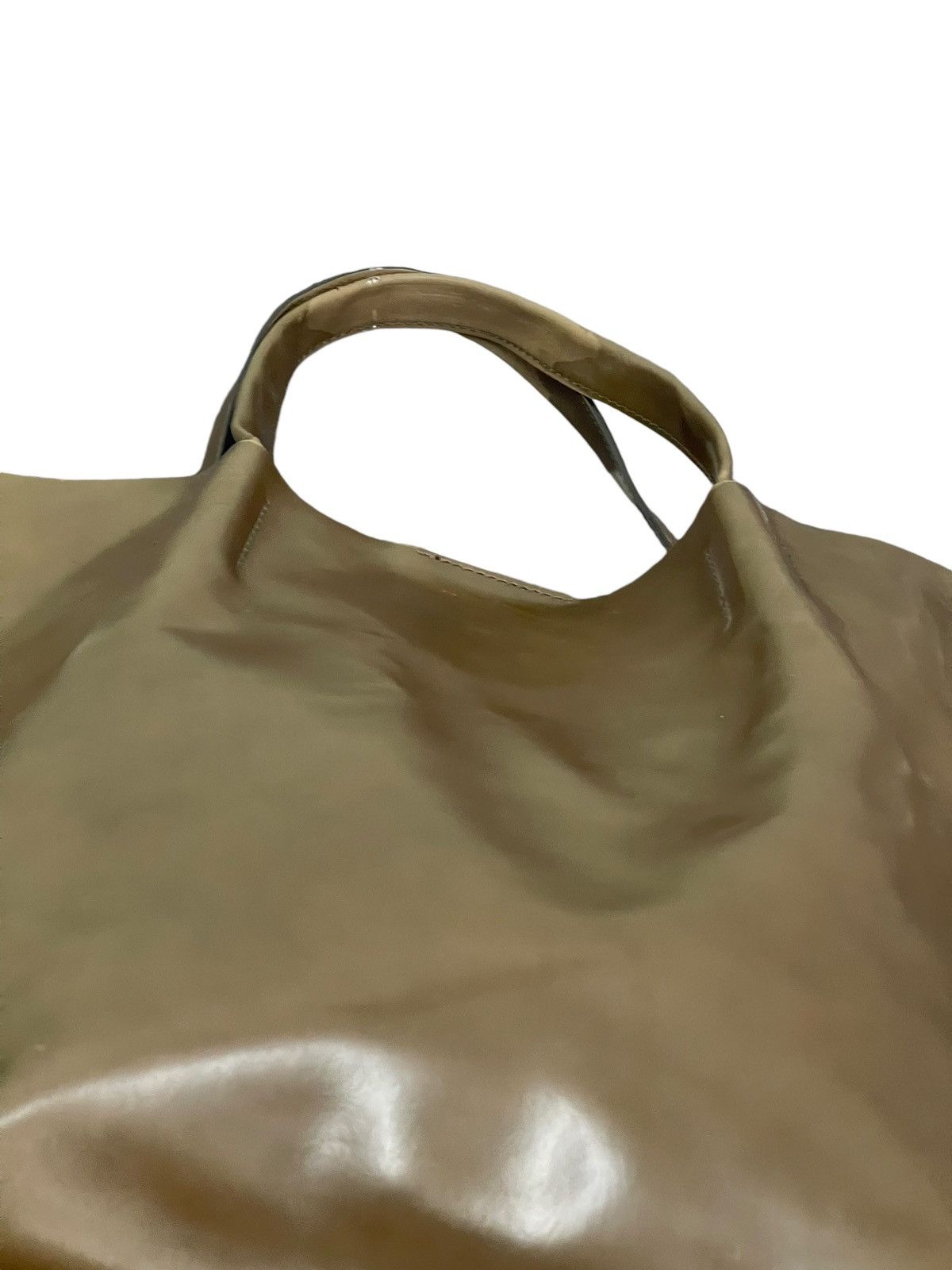 Japanese Brand Full Leather Gianni Chiarinni Italy Tote Bag 9🟩 Size ONE SIZE - 9 Thumbnail