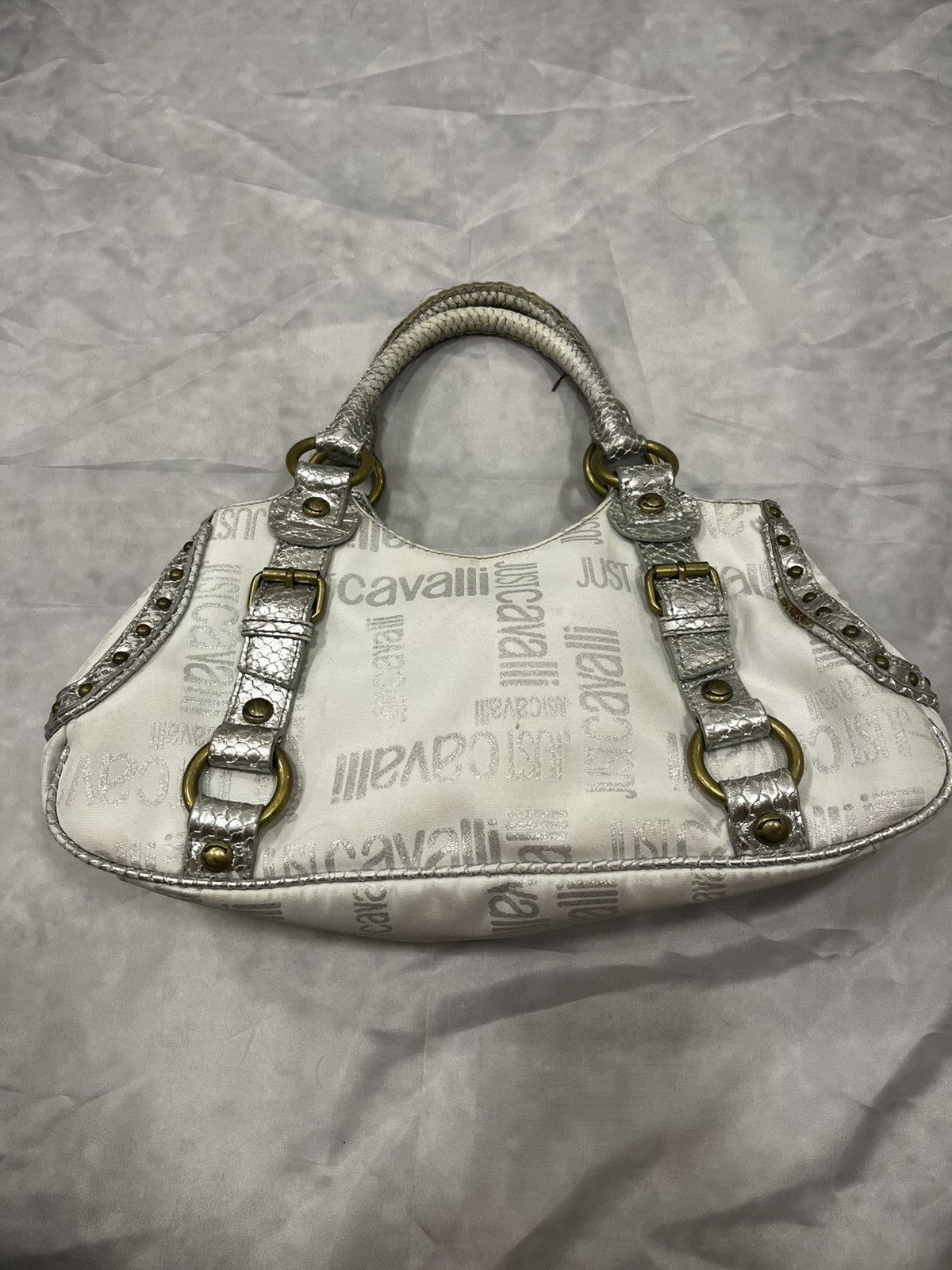 Just Cavalli Just Cavalli Vintage Y2K Overprinted Bag Size ONE SIZE - 2 Thumbnail