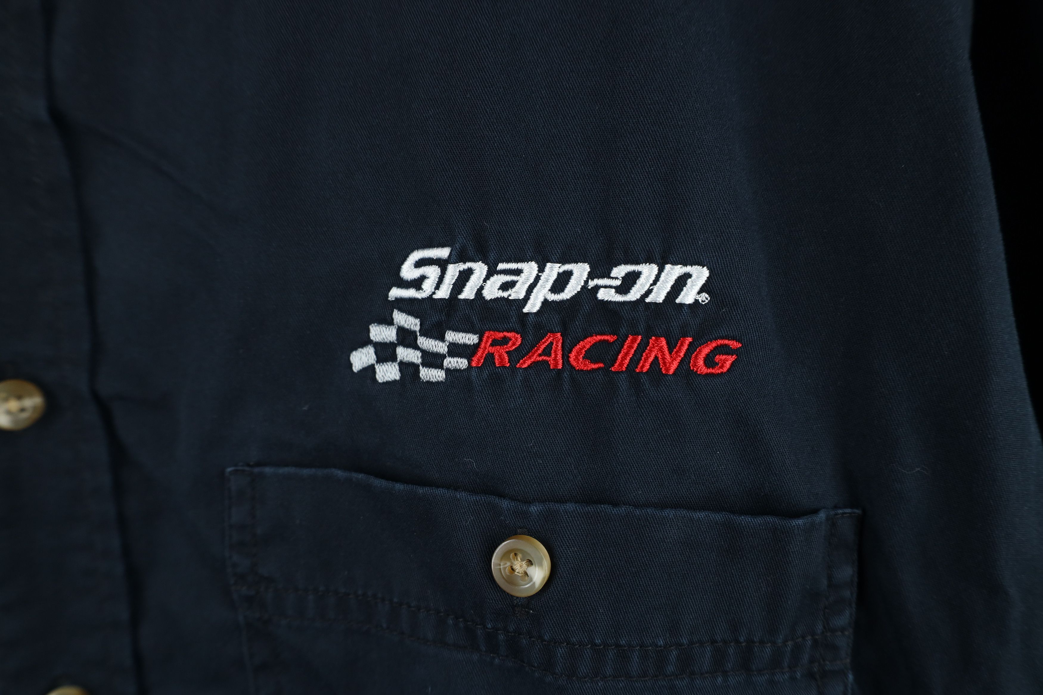 Vintage Vintage 90s Spell Snap On Racing Short Sleeve Button Shirt Size US XXL / EU 58 / 5 - 4 Thumbnail