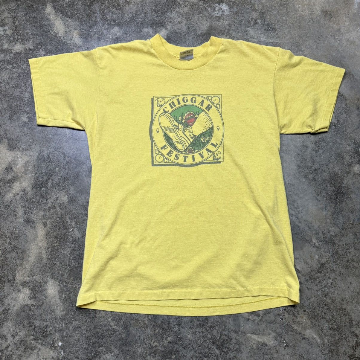 Vintage vintage chiggar bug biting bug festival tshirt Size US XL / EU 56 / 4 - 3 Thumbnail