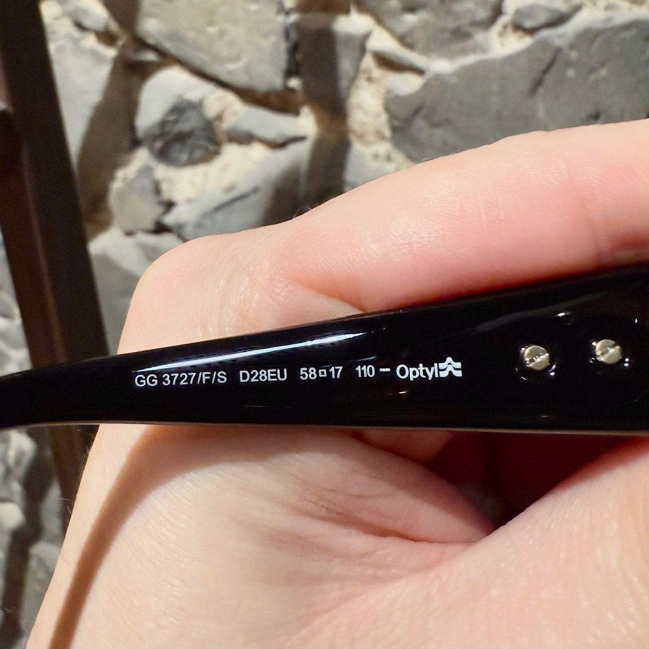 Gucci Gucci GG3727 Diamantissima Horsebit Ovrszd Square Sunglasses Size ONE SIZE - 7 Thumbnail