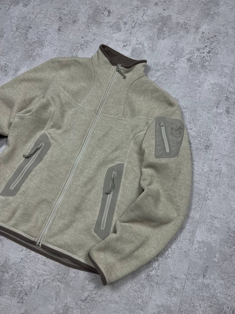 Arc'teryx Arcteryx Polartec Beige Zip-Fleece Sweatshirt Size M / US 6-8 / IT 42-44 - 9 Thumbnail