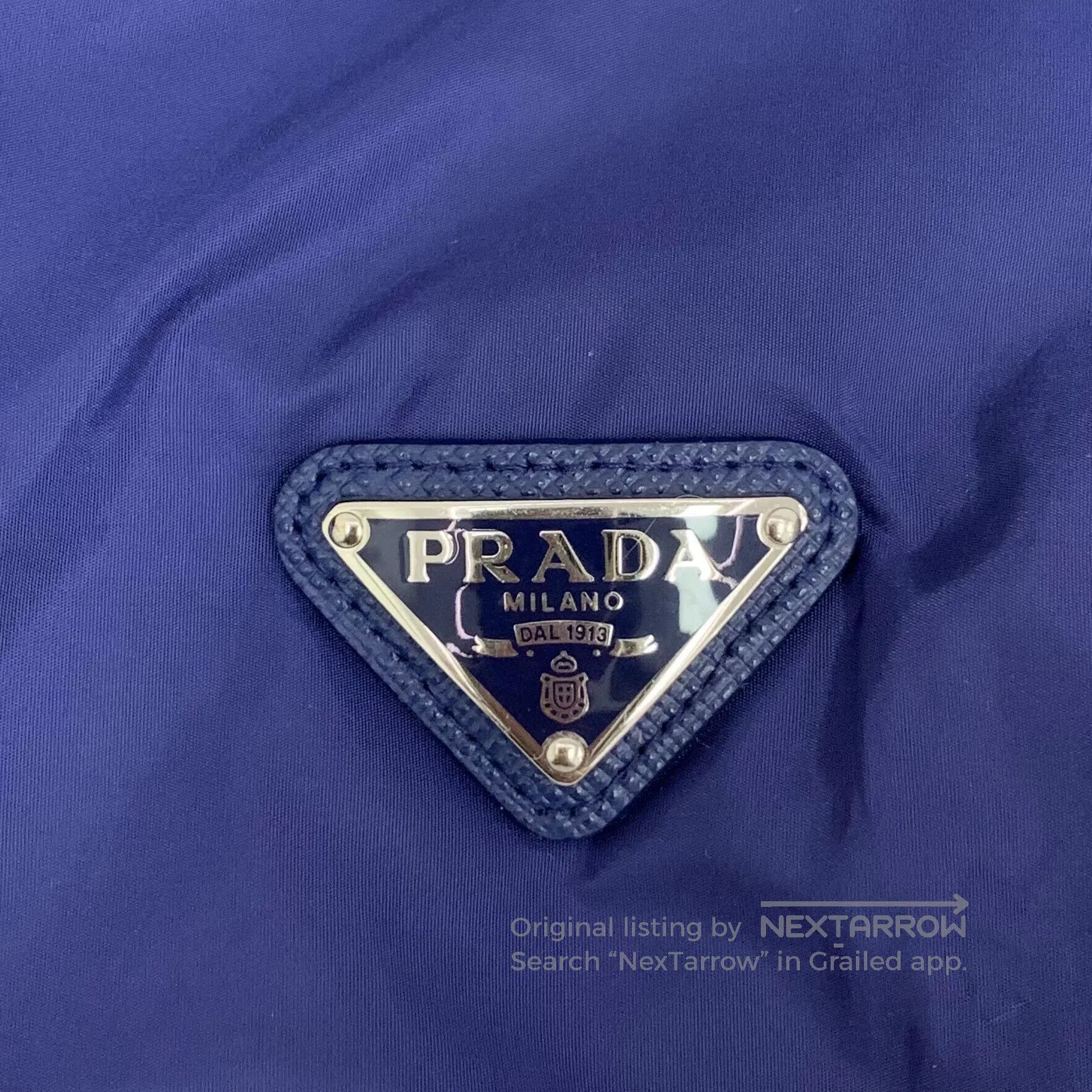 Prada Prada Dark blue triangle logo hooded zip long sleeve jacke Size US M / EU 48-50 / 2 - 5 Thumbnail