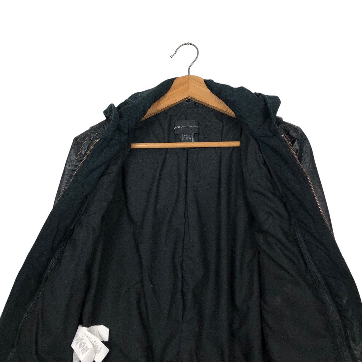 Japanese Brand 📌Cropped Biker Soft Leather Jacket Mango Streetwear Size US M / EU 48-50 / 2 - 14 Thumbnail
