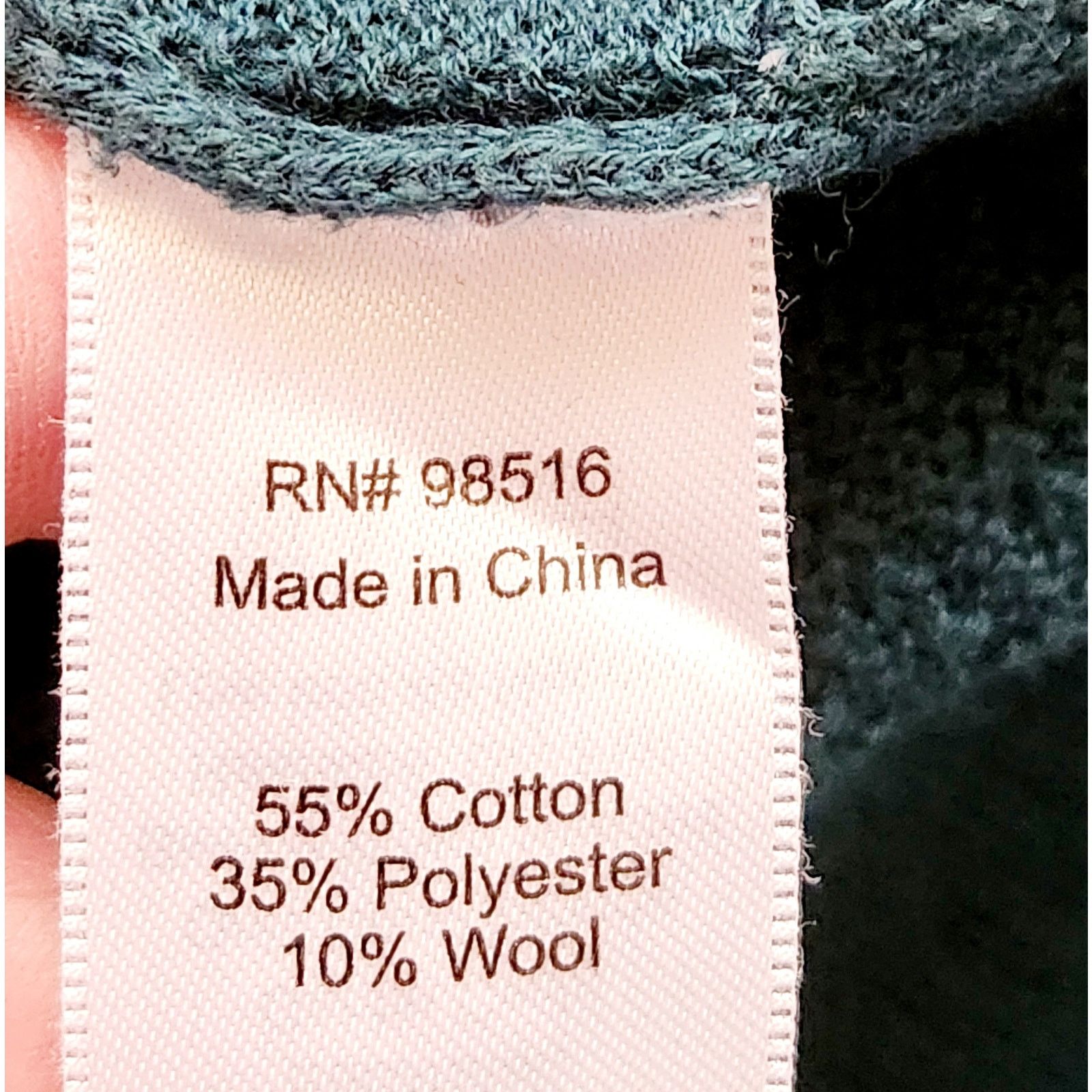 Coldwater Creek Coldwater Creek Green Blue Wool Blend Boat Neck Sweater L 14 Size L / US 10 / IT 46 - 5 Thumbnail