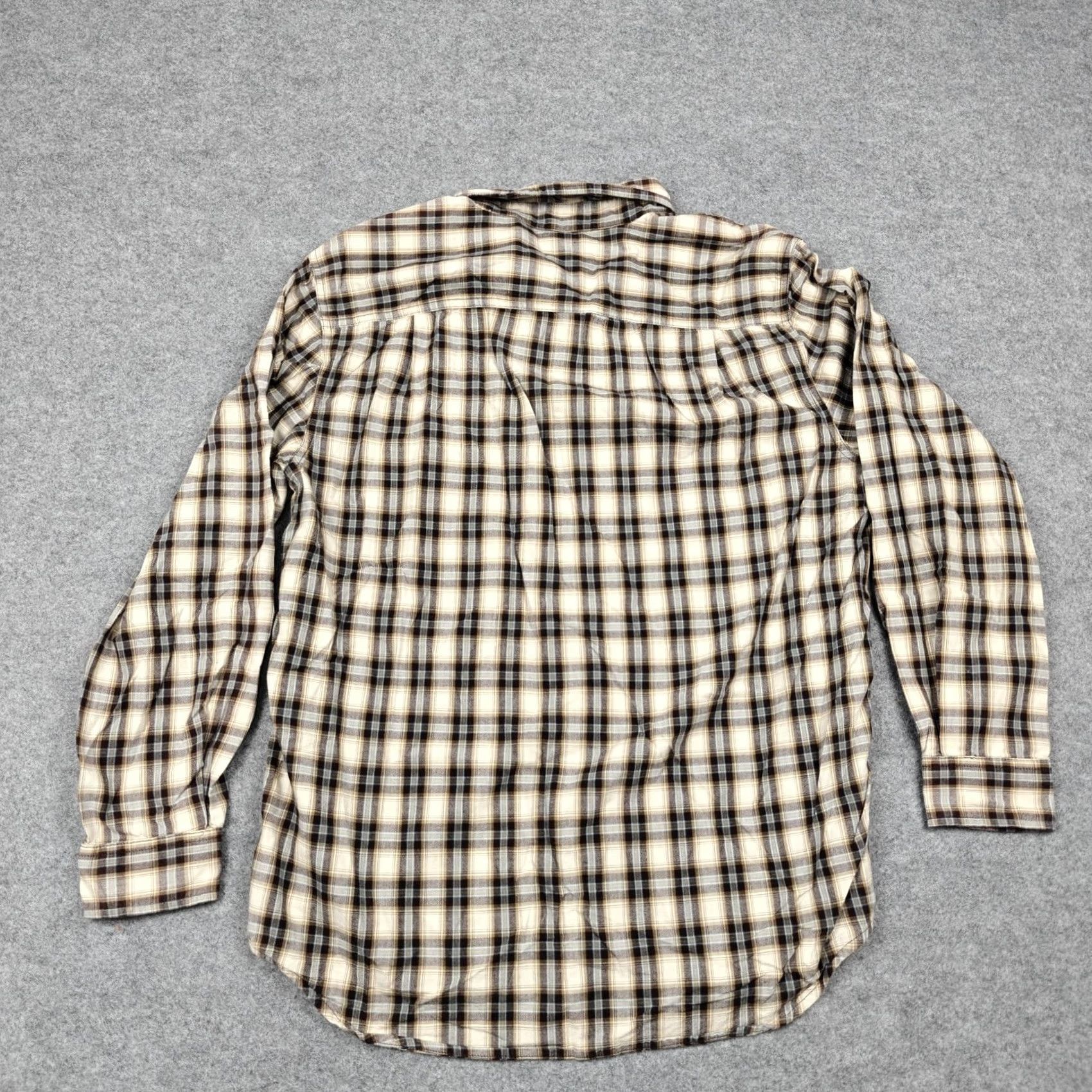 Carhartt Carhartt Shirt Mens M Beige Plaid Cotton Long Sleeve Button-Up Workwear Size US M / EU 48-50 / 2 - 5 Thumbnail