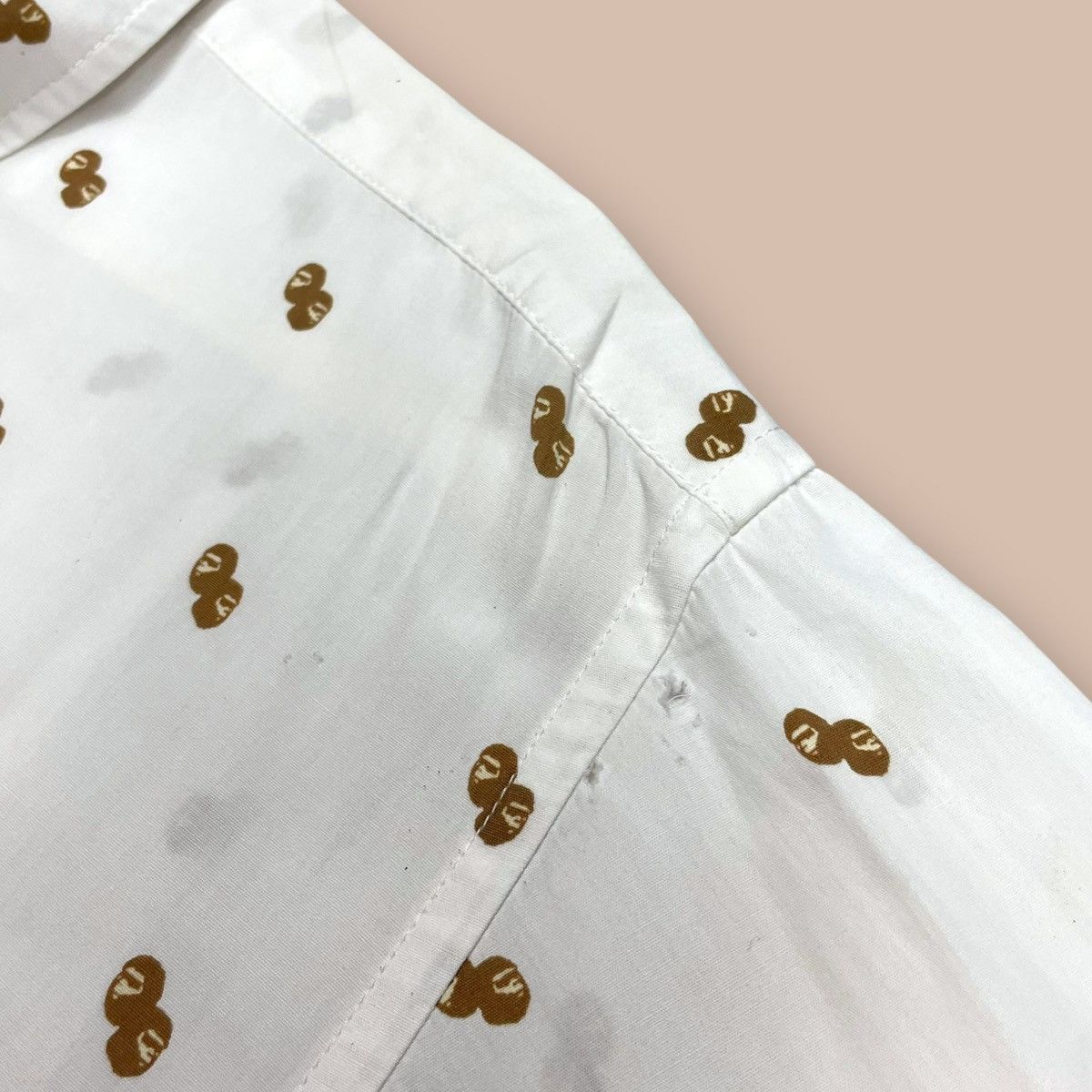 Bape OG2000's Bape Double Ape Head Button-up shirt Size US M / EU 48-50 / 2 - 5 Thumbnail