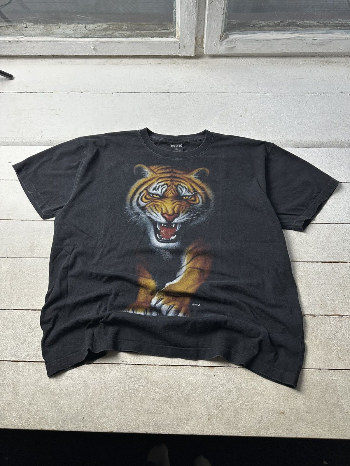 Other OVERPRINT TIGER 🚨 BIG LOGO WILD COPYRIGHT MEN T-SHIRT XL Size US XL / EU 56 / 4 - 1 Thumbnail