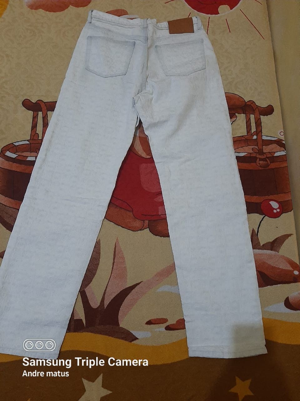 MCM MCM monogram white denim Size US 34 / EU 50 - 1 Thumbnail