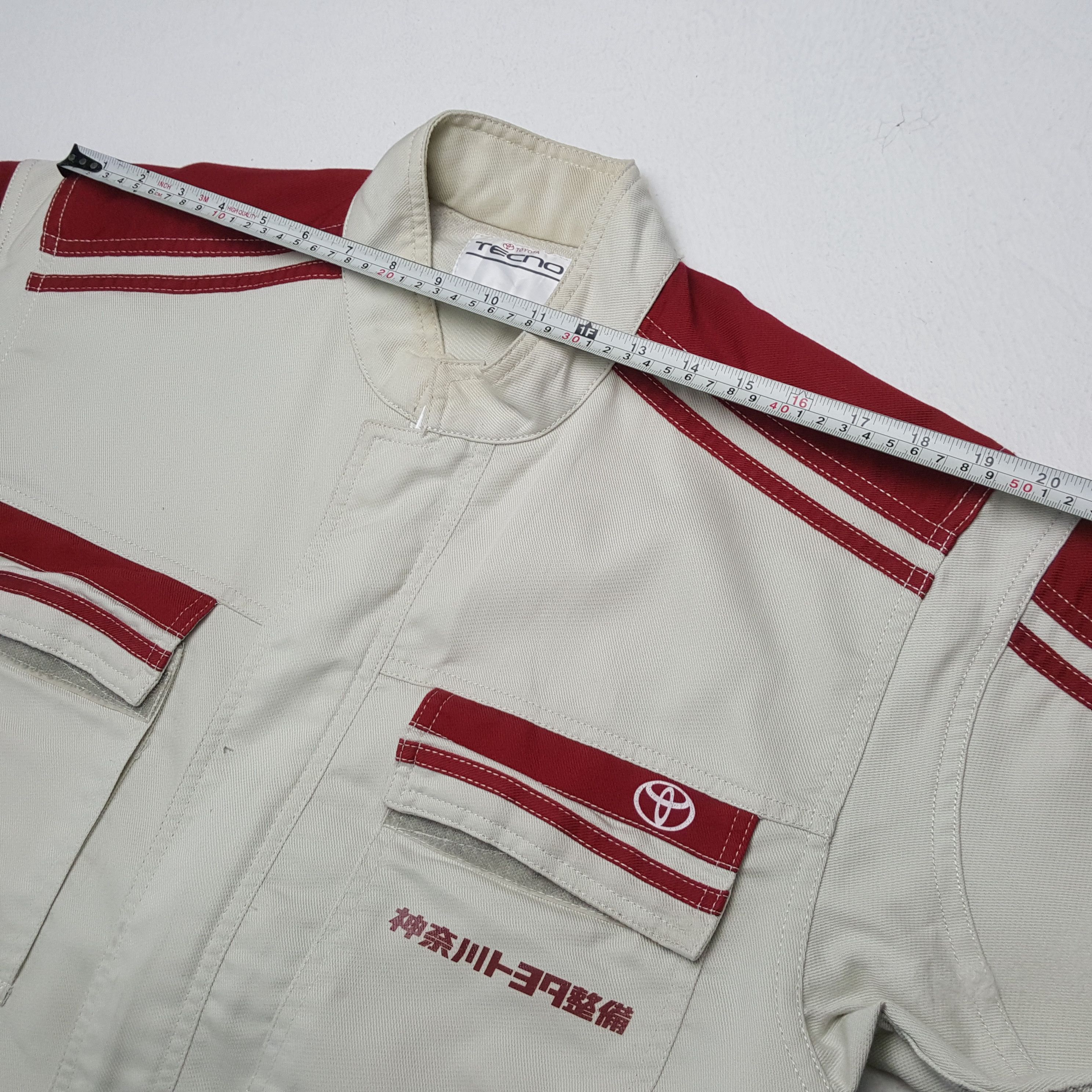 Vintage TOYOTA TECNO Racing Style Motorsports Coverall Jacket Size US M / EU 48-50 / 2 - 9 Thumbnail