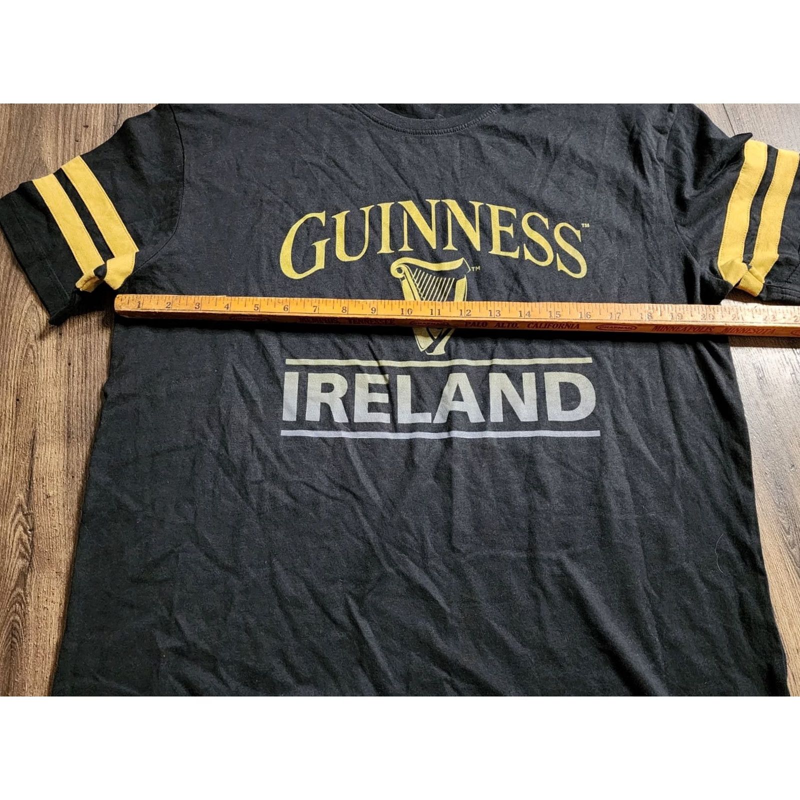 Vintage Guinness Mens T-Shirt Black Harp Crew Neck Short Sleeve Large Cotton Officially Licensed"} Size US L / EU 52-54 / 3 - 3 Thumbnail