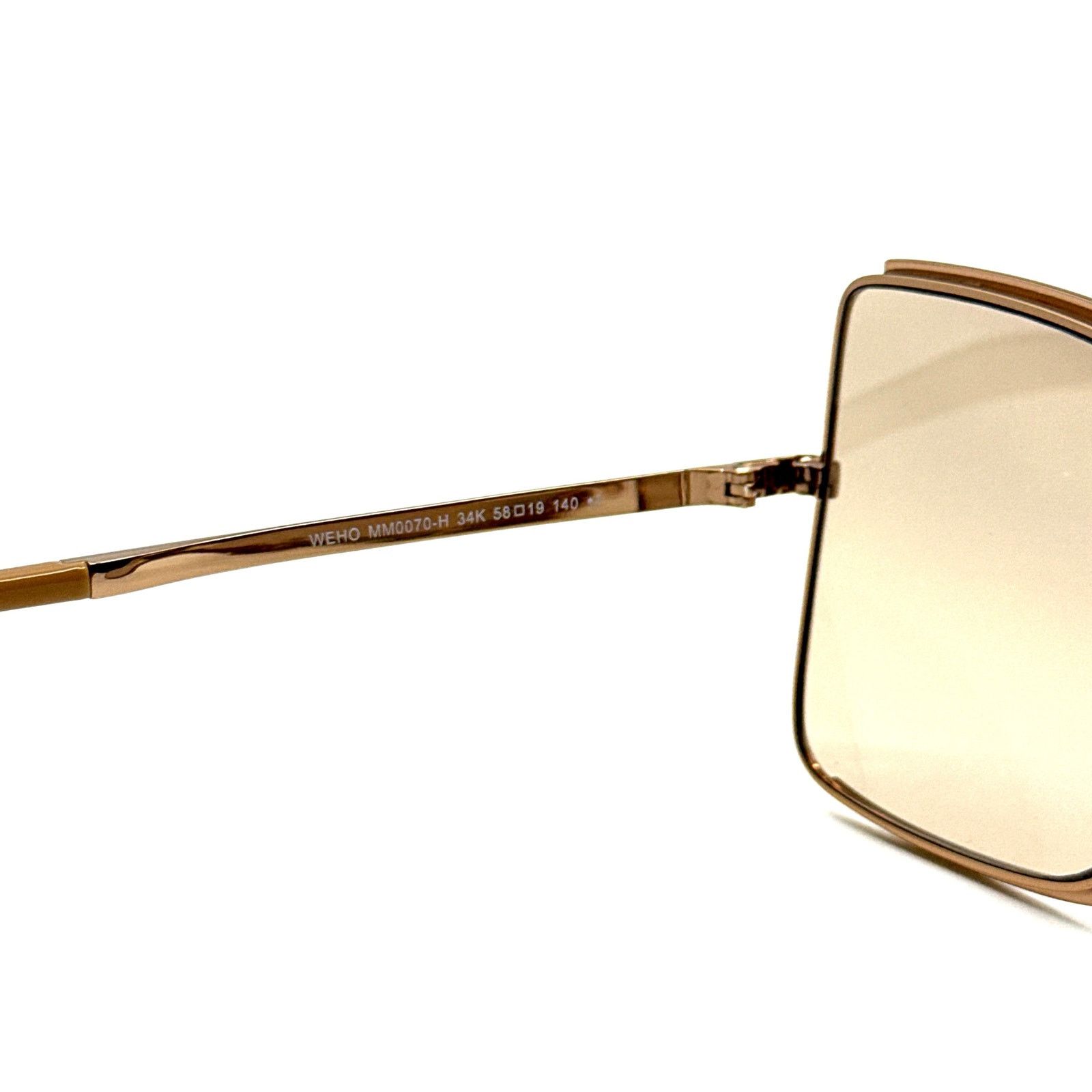 Max Mara New, MAXMARA Sunglasses Weho MM0070-H 34K Authentic Size ONE SIZE - 8 Thumbnail