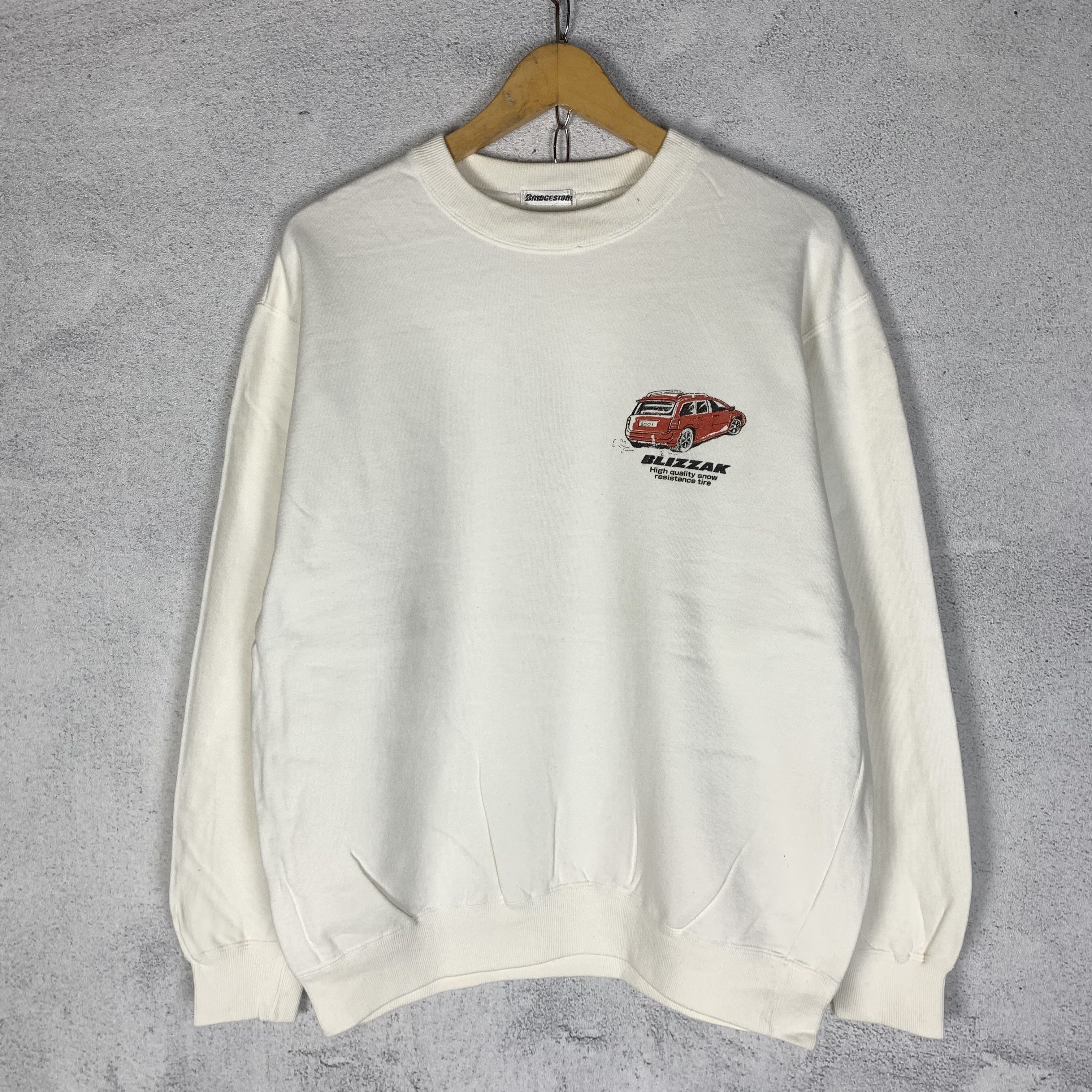 Japanese Brand Vintage Blizzak Bridgestone Sweatshirt Crewneck Size US M / EU 48-50 / 2 - 1 Thumbnail