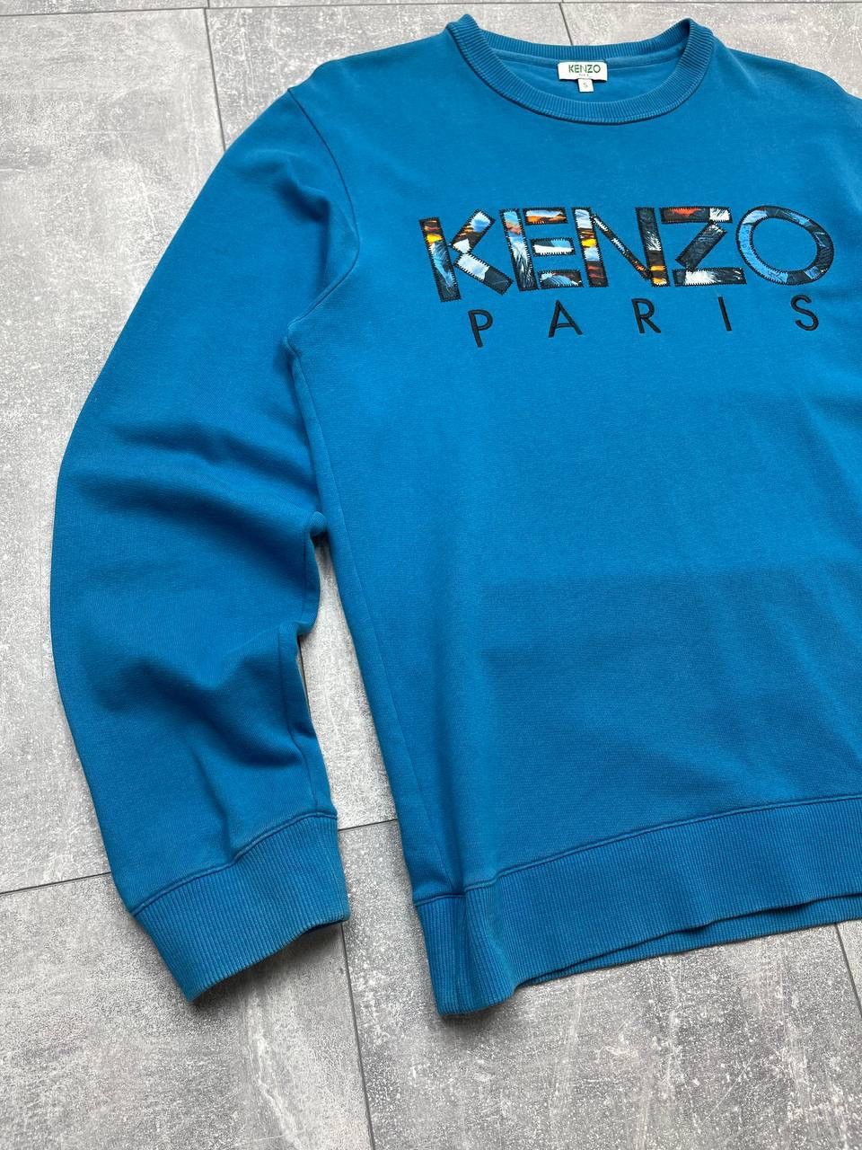 Kenzo Kenzo Paris Blue Big Logo Women Sweatshirt Size US S / EU 44-46 / 1 - 9 Thumbnail
