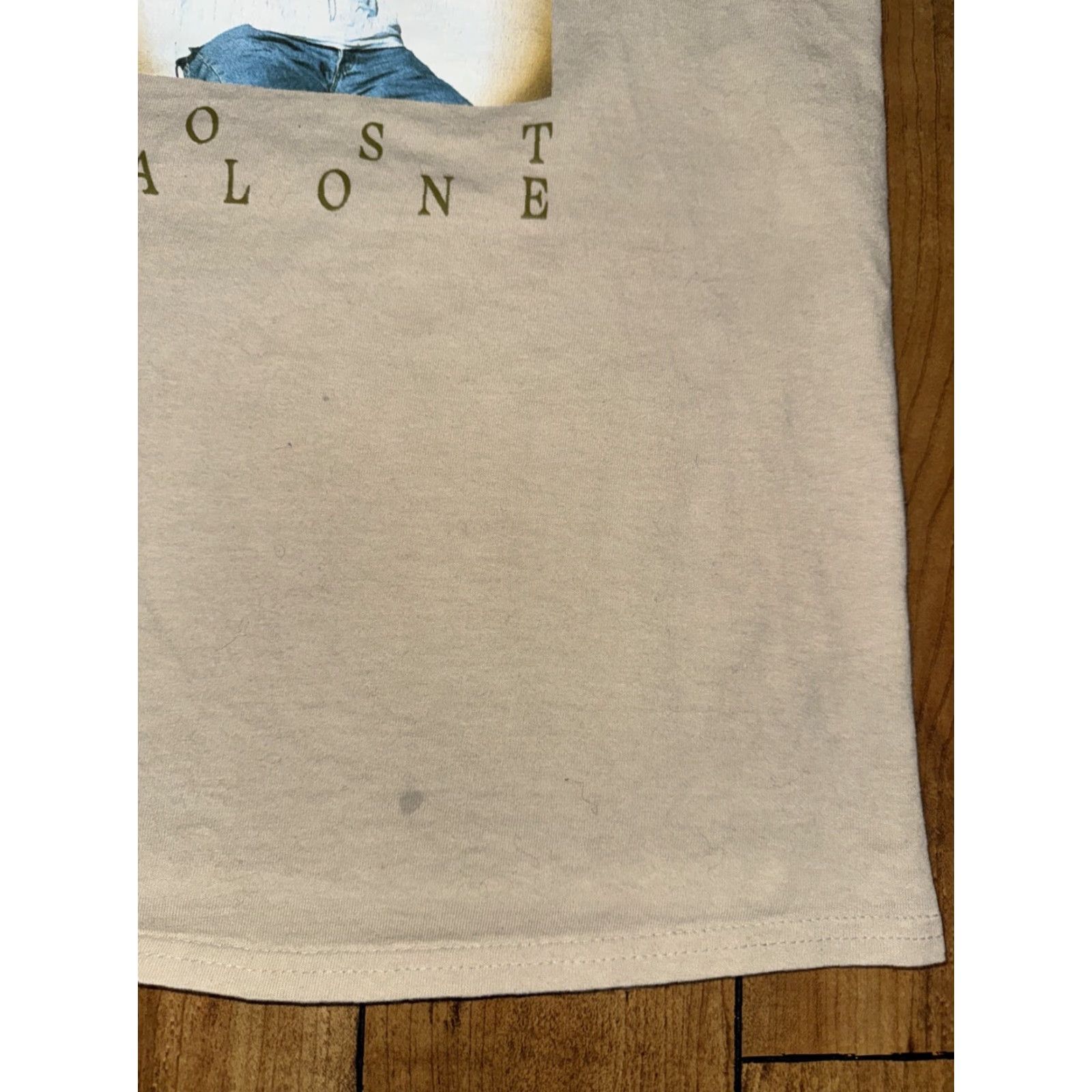 Vintage Post Malone T-Shirt Men Medium Tan 17x25 Size US M / EU 48-50 / 2 - 4 Thumbnail
