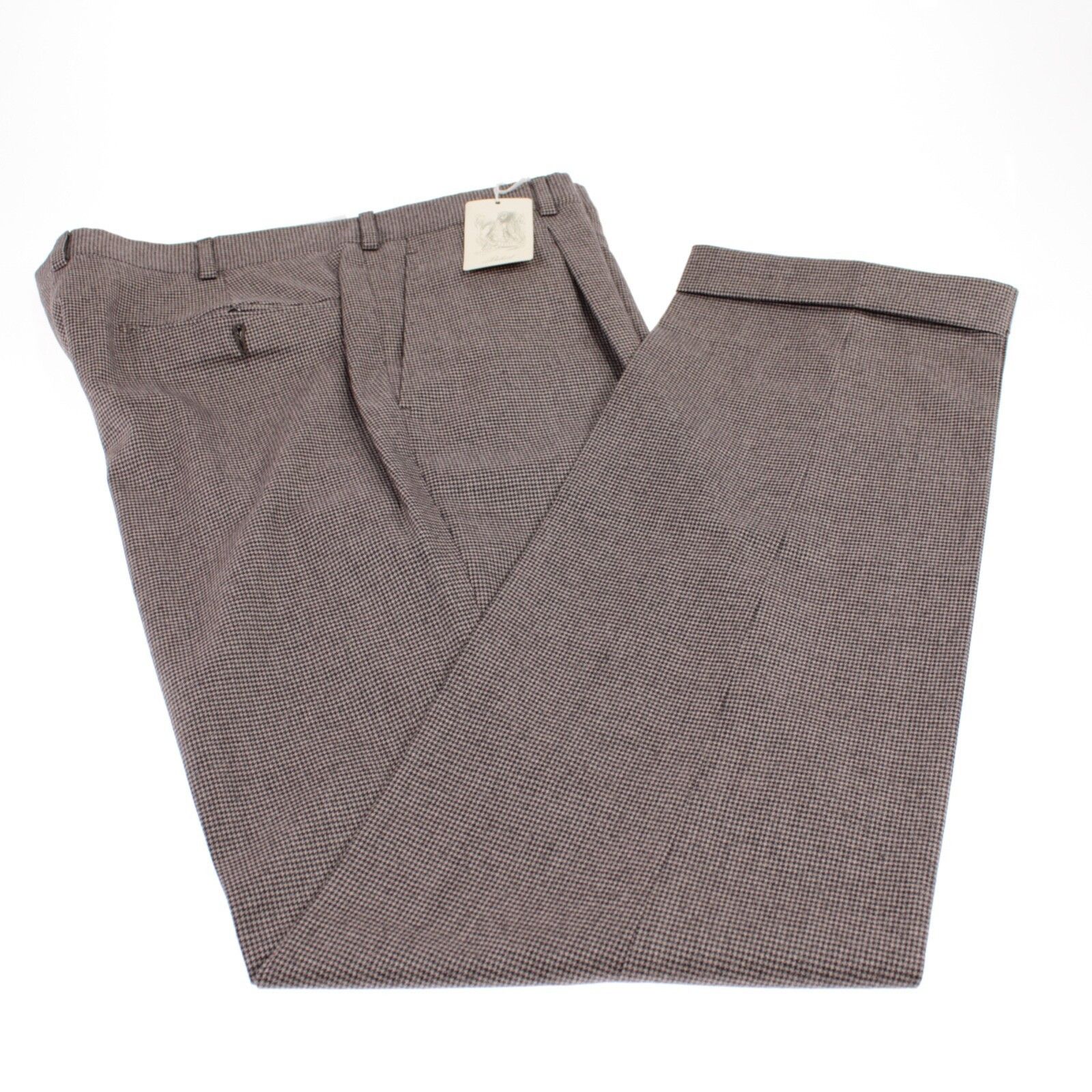 Belvest Belvest New with tags Dress Pants Size 34 US In Brown Size US 34 / EU 50 - 2 Thumbnail