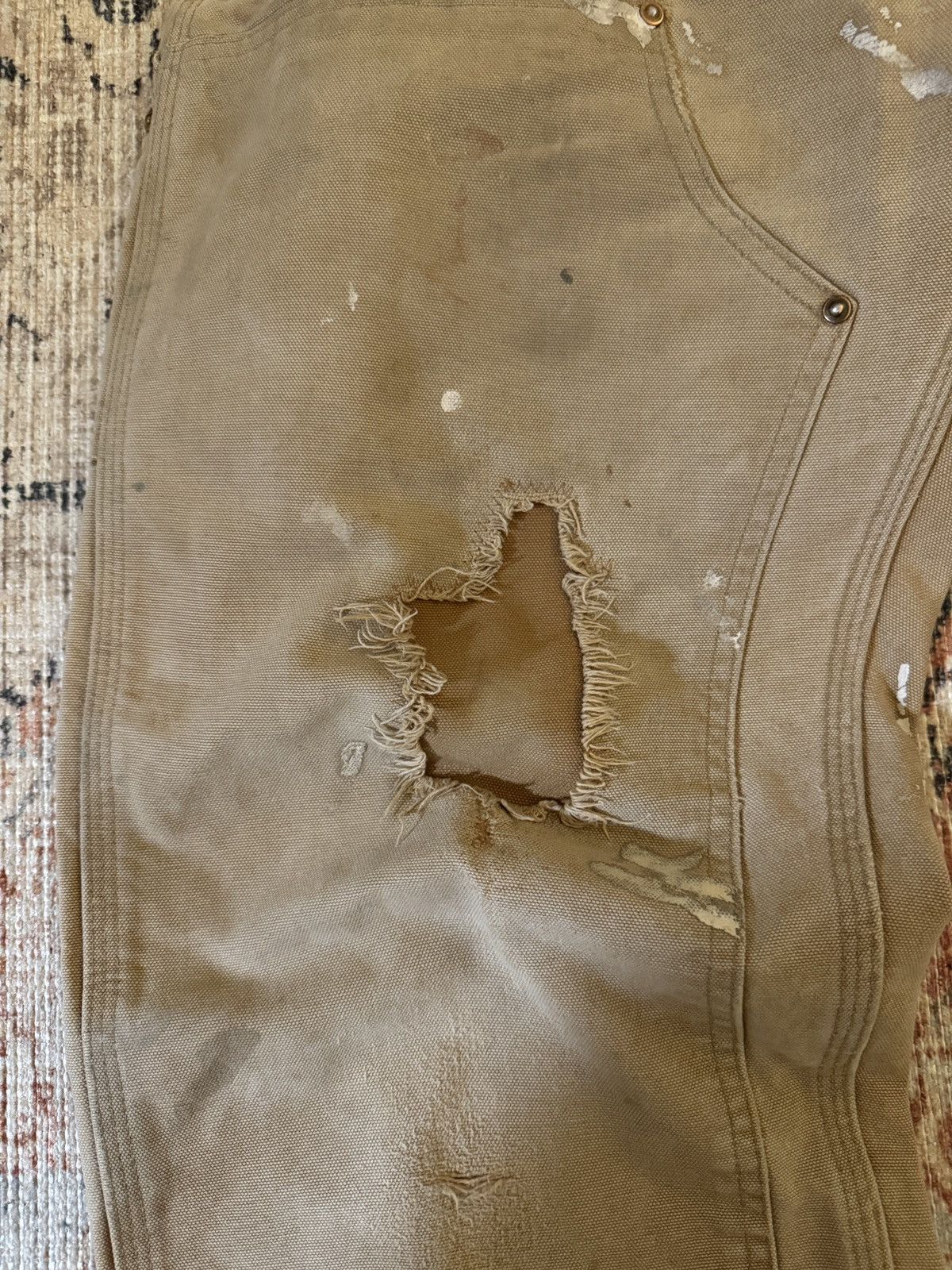 Carhartt × Vintage Vintage Carhartt thrashed double knee pants Size US 32 / EU 48 - 2 Thumbnail