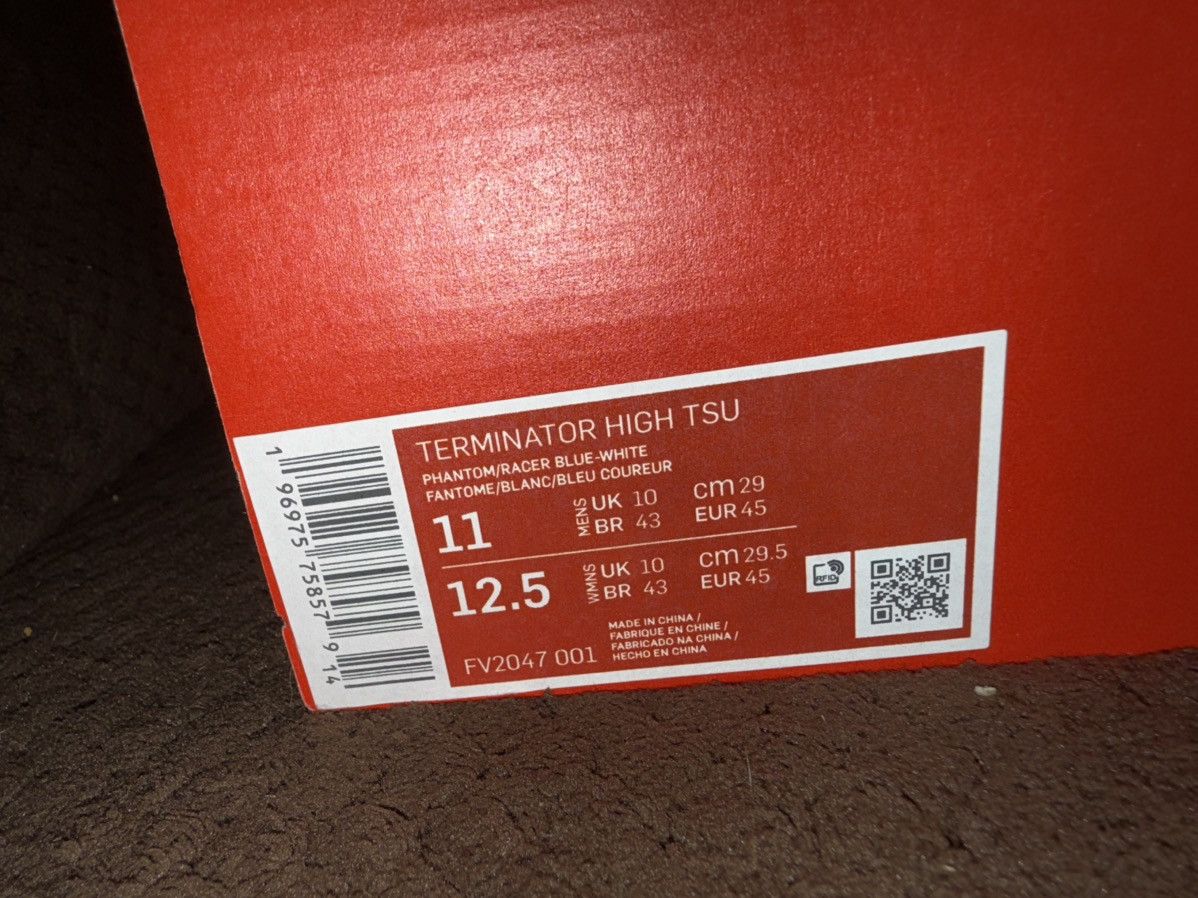 Nike Nike x Slim & Husky’s “TSU” Terminator hightop NEW w/ box DS Size US 11 / EU 44 - 4 Thumbnail