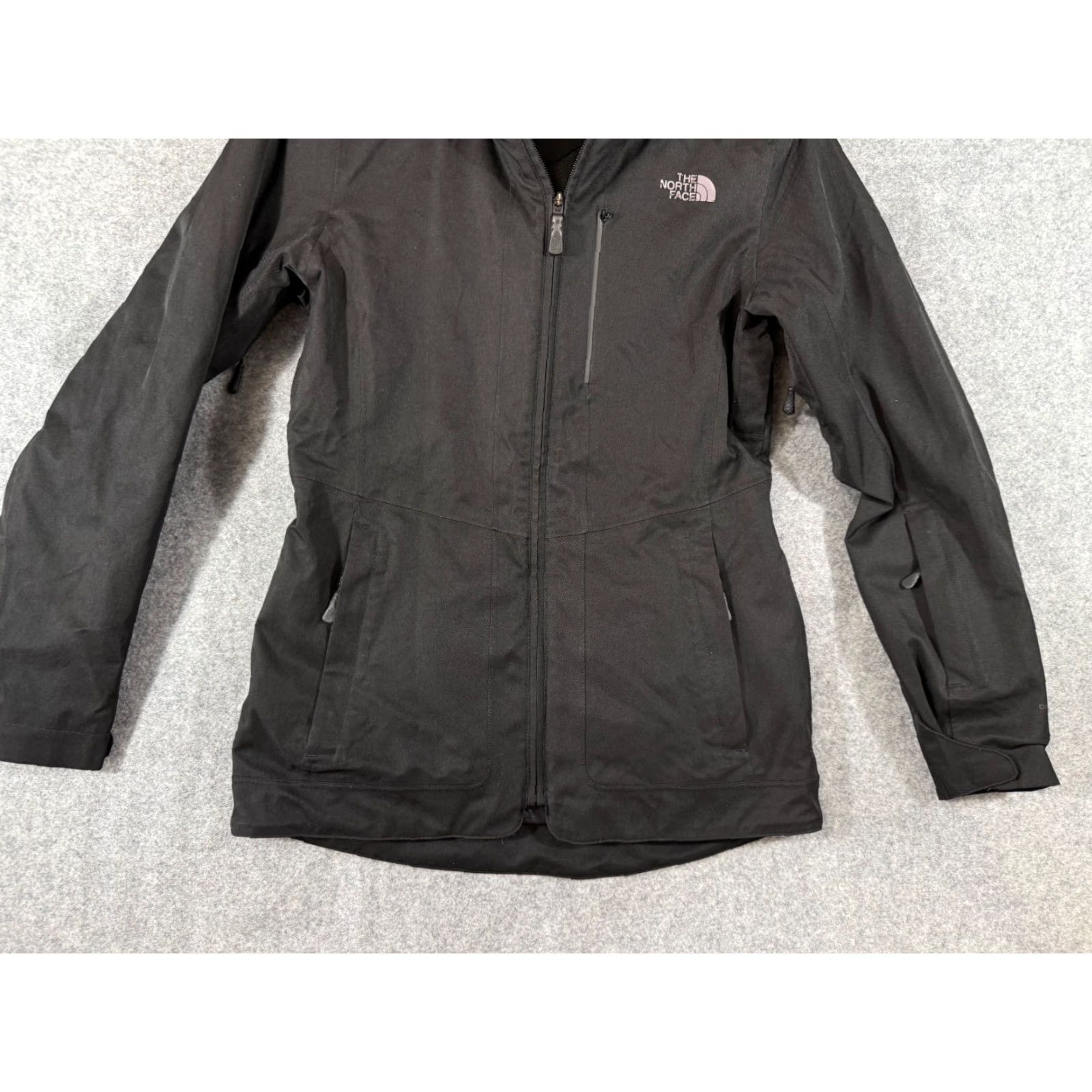 The North Face The North Face Hooded Jacket Womens S Black Full Zip Long Sleeve Logo Pockets Size S / US 4 / IT 40 - 4 Thumbnail