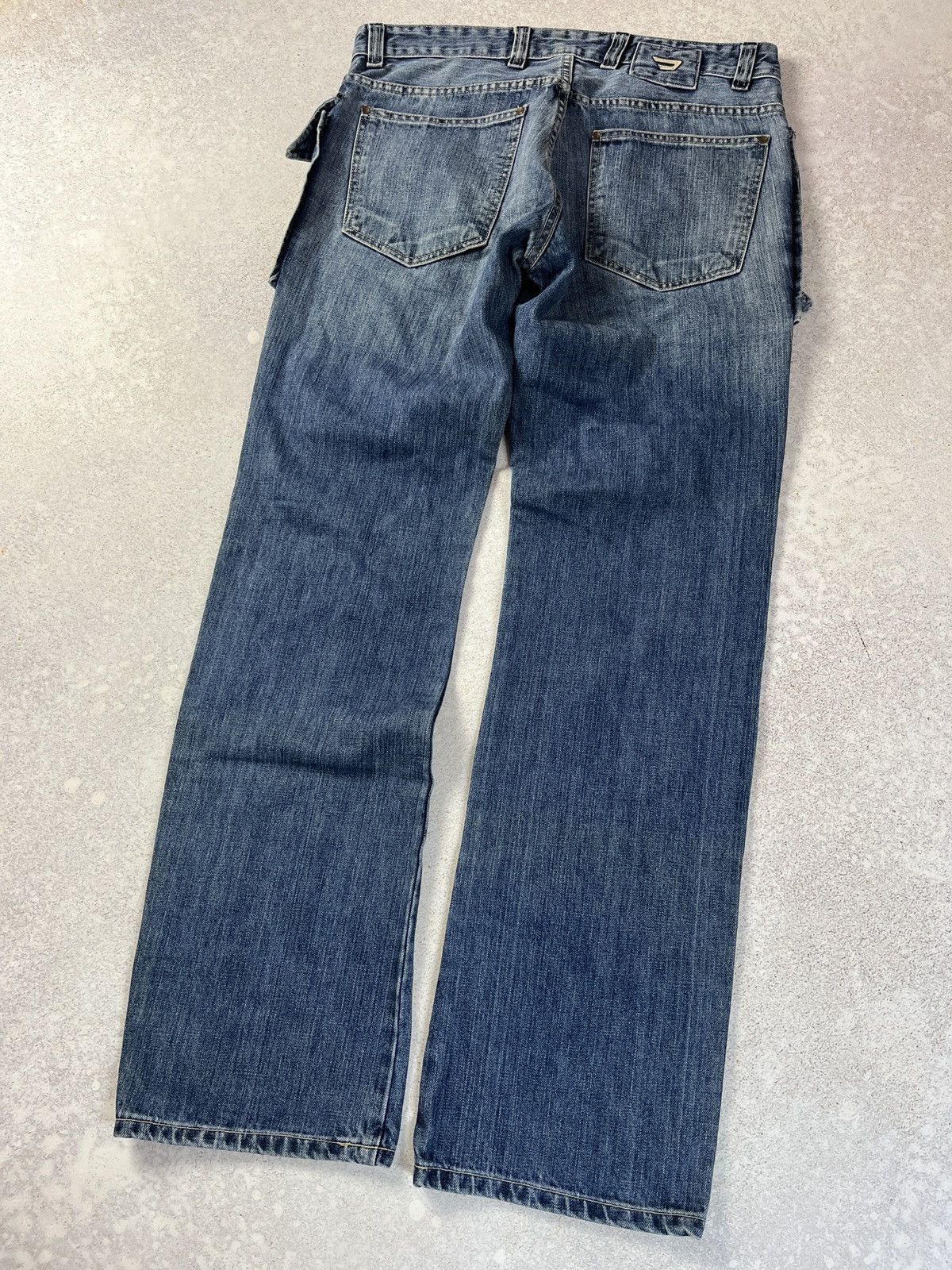 Diesel Vintage Diesel Jeans Washed Japanese Avant Garde Y2K Size US 34 / EU 50 - 4 Thumbnail