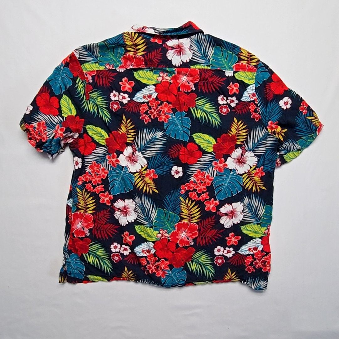 Original Penguin Original Penguin Hawaiian Shirt Floral Tropical Large Size US L / EU 52-54 / 3 - 7 Thumbnail