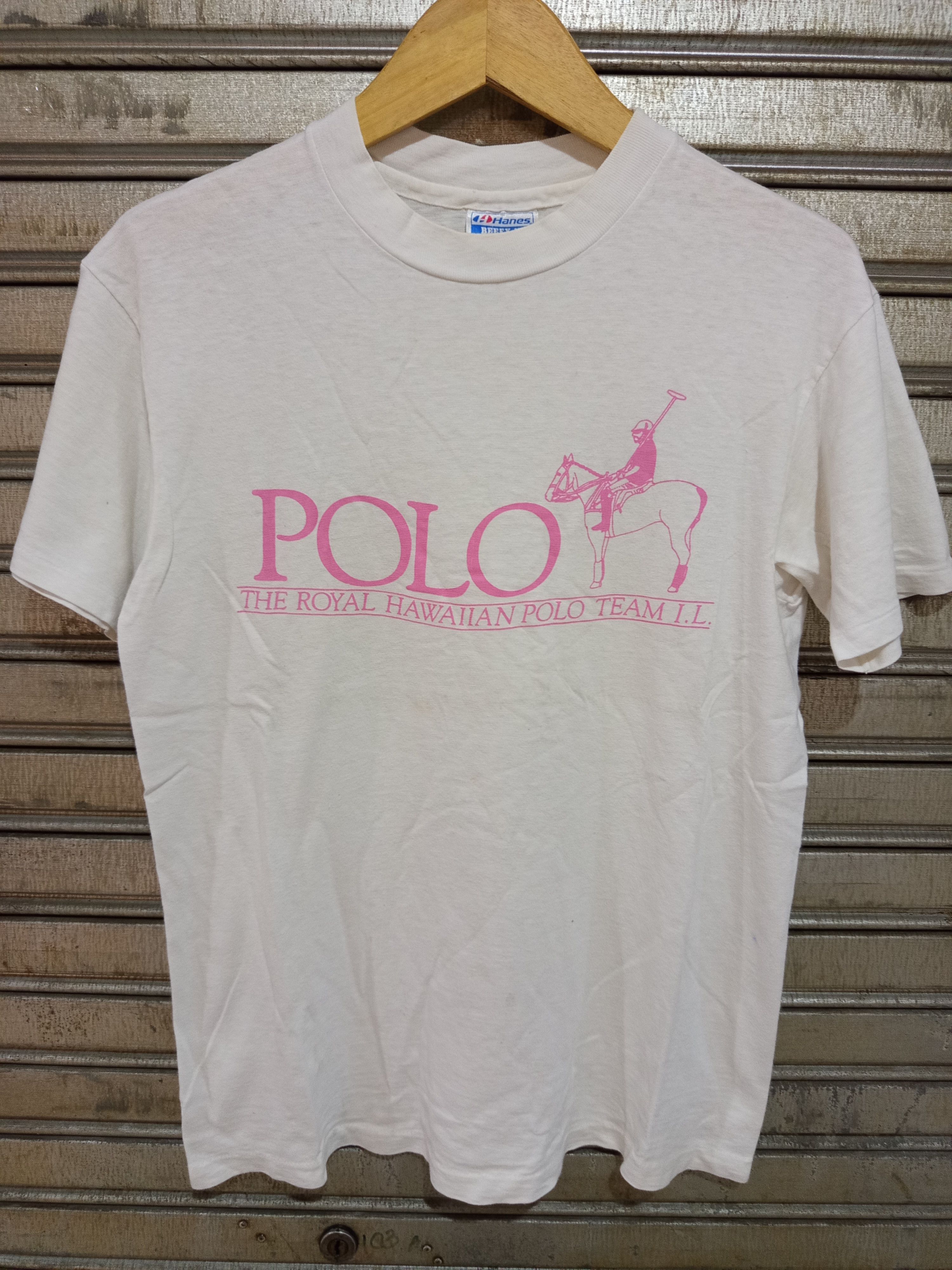 Vintage Vintage Polo the royal Hawaiian Team Tshirt Size US M / EU 48-50 / 2 - 1 Thumbnail