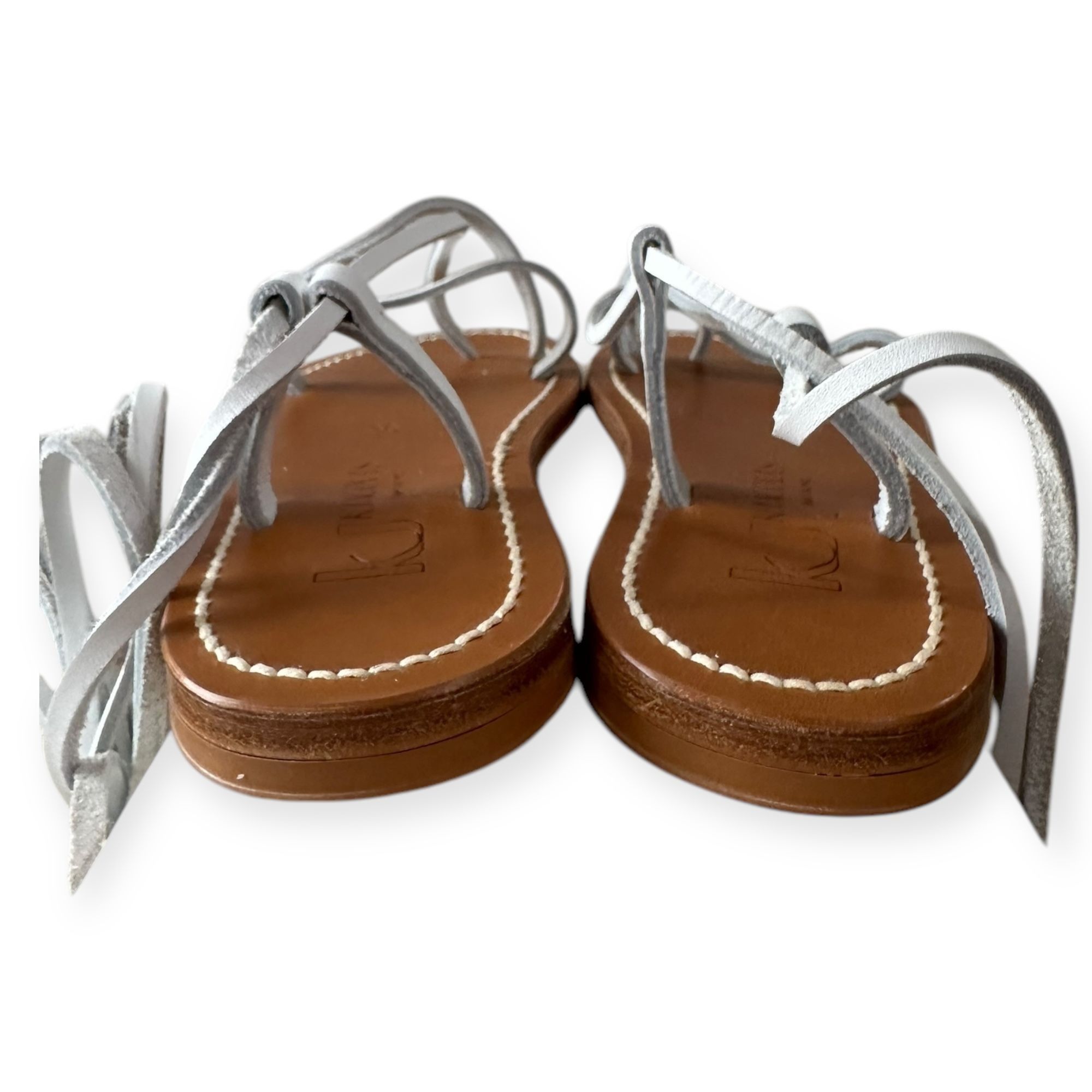 K.Jacques K. JACQUES St Tropez Tiresias White Leather Gladiator Sandal Size US 6 / IT 36 - 5 Thumbnail