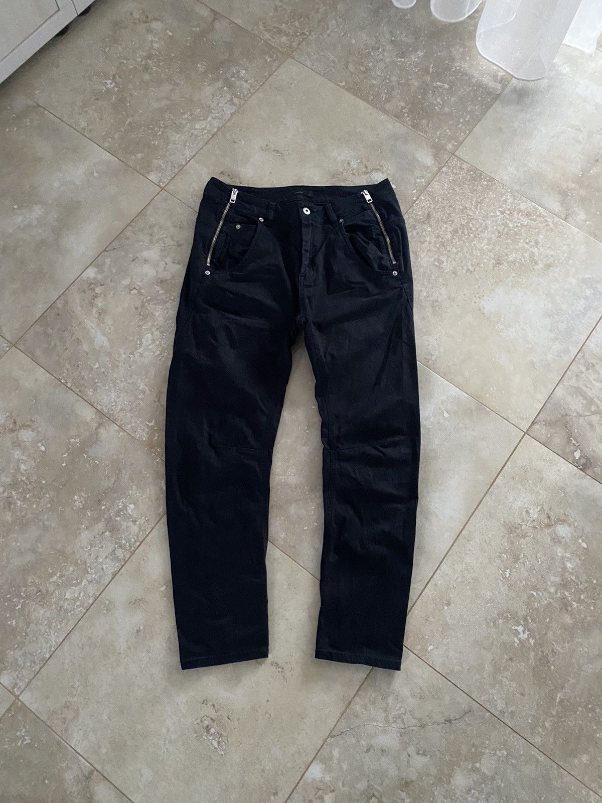 Diesel Vintage Diesel J-Cut Slim Jeans Zip Waist Balck Avant Garde Size US 32 / EU 48 - 1 Thumbnail