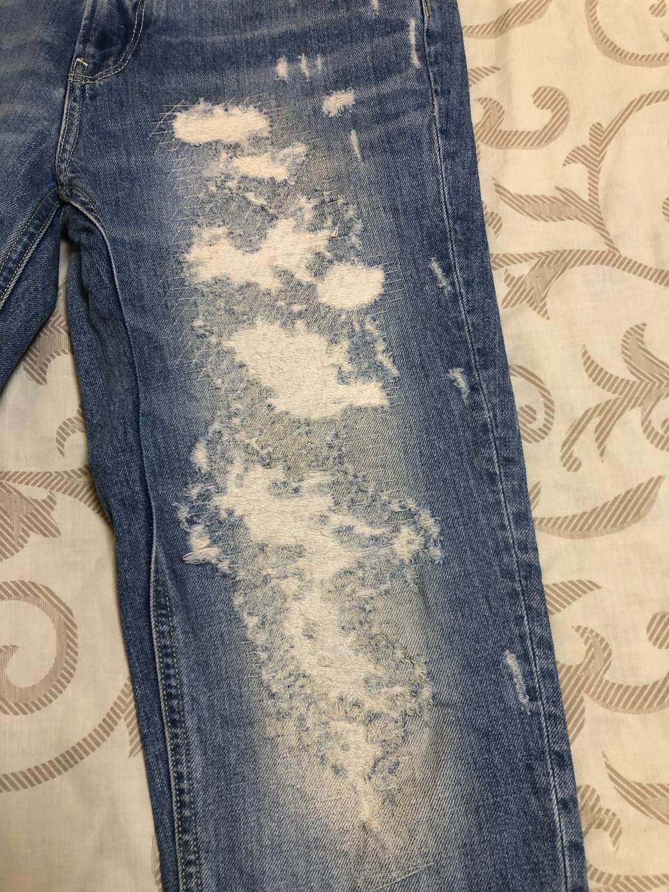 G-Star G-Star RAW 3301 Distressed Wash Heavy Fade & Paint Archive Size US 32 / EU 48 - 2 Thumbnail