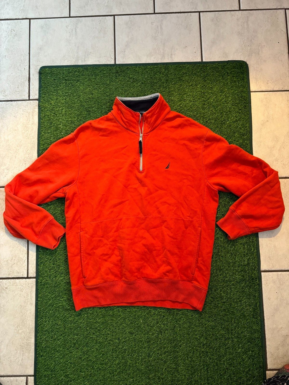 Nautica Nautica Quarter Zip Fleece Pullover Size US L / EU 52-54 / 3 - 1 Thumbnail