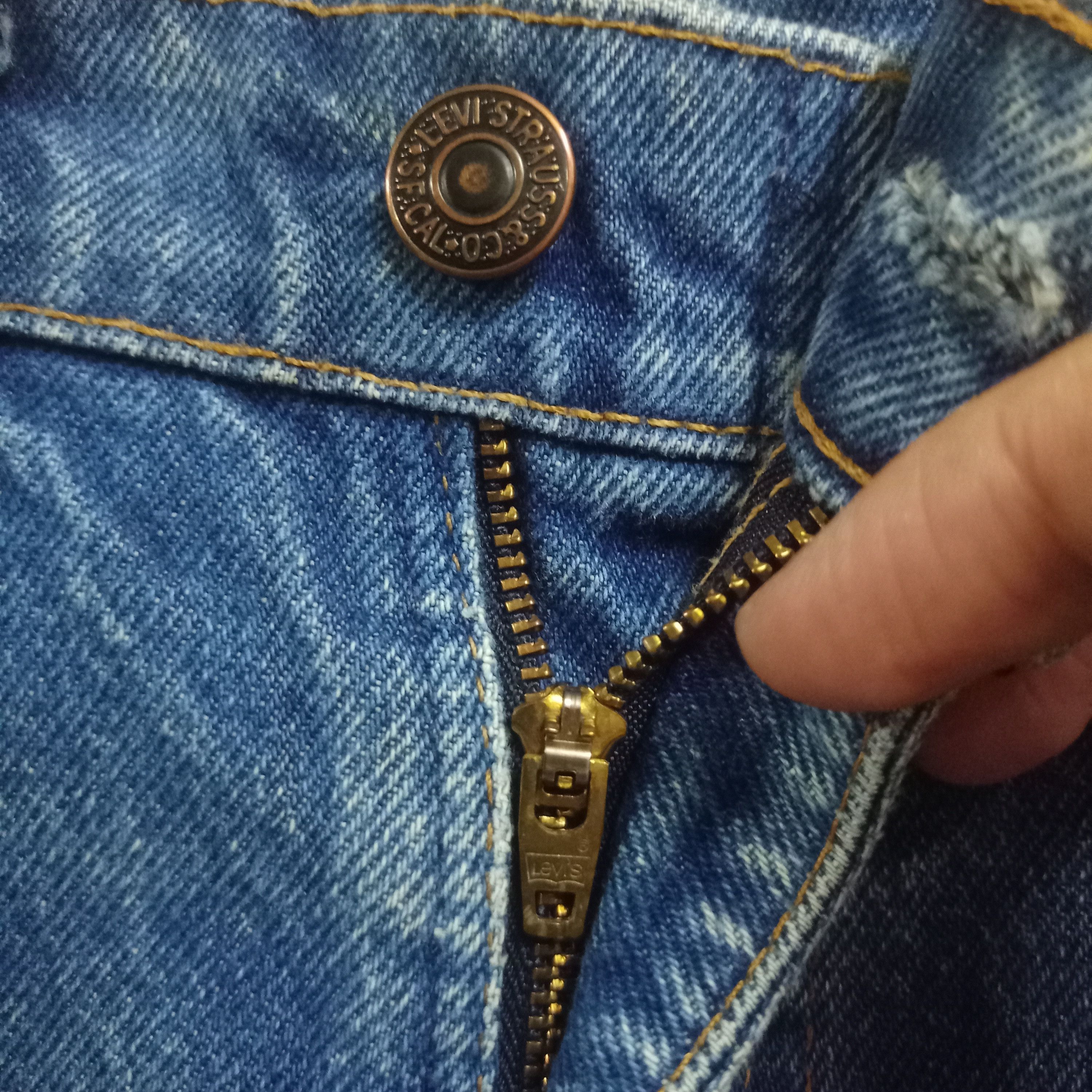 Levi's × Levi's Vintage Clothing Vintage 90s Levis 509 Orange Tab Distressed Blue Jeans Size US 31 - 5 Thumbnail