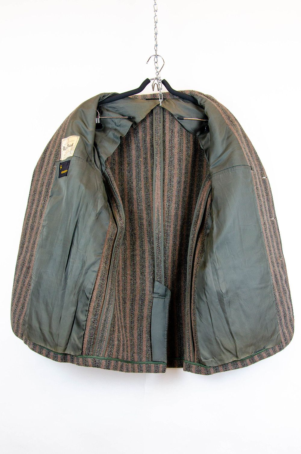 Harris Tweed Harris Tweed Vintage Striped Wool Blazer - Size 41R Size 50R - 8 Thumbnail