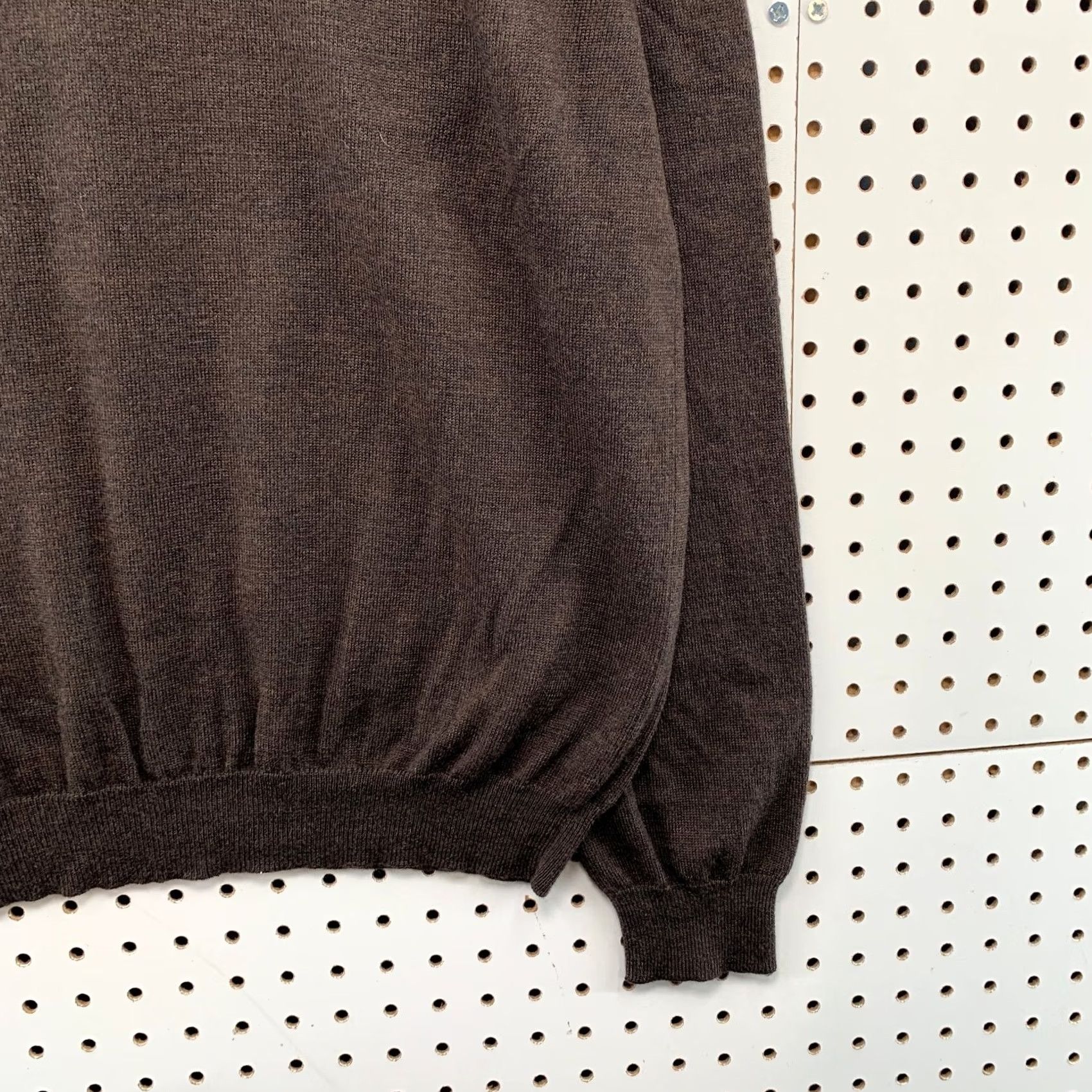 Brooks Brothers Brooks Brothers Merino Wool Sweater Mens XL Brown V-Neck Lightweight Stretch Pullover Regular Knit Wool Mens XL Brown V-Neck Sweater Size US XL / EU 56 / 4 - 7 Thumbnail