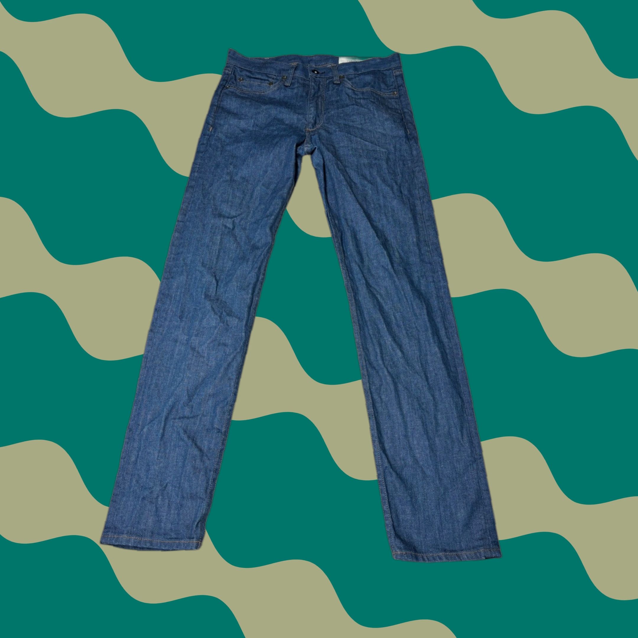 Rag & Bone rag & bone New York FIT 2 Slim Jeans 32W 31L Mens Denim Raw Slim 5-Pocket Hunt 90s style? Size US 32 / EU 48 - 1 Thumbnail