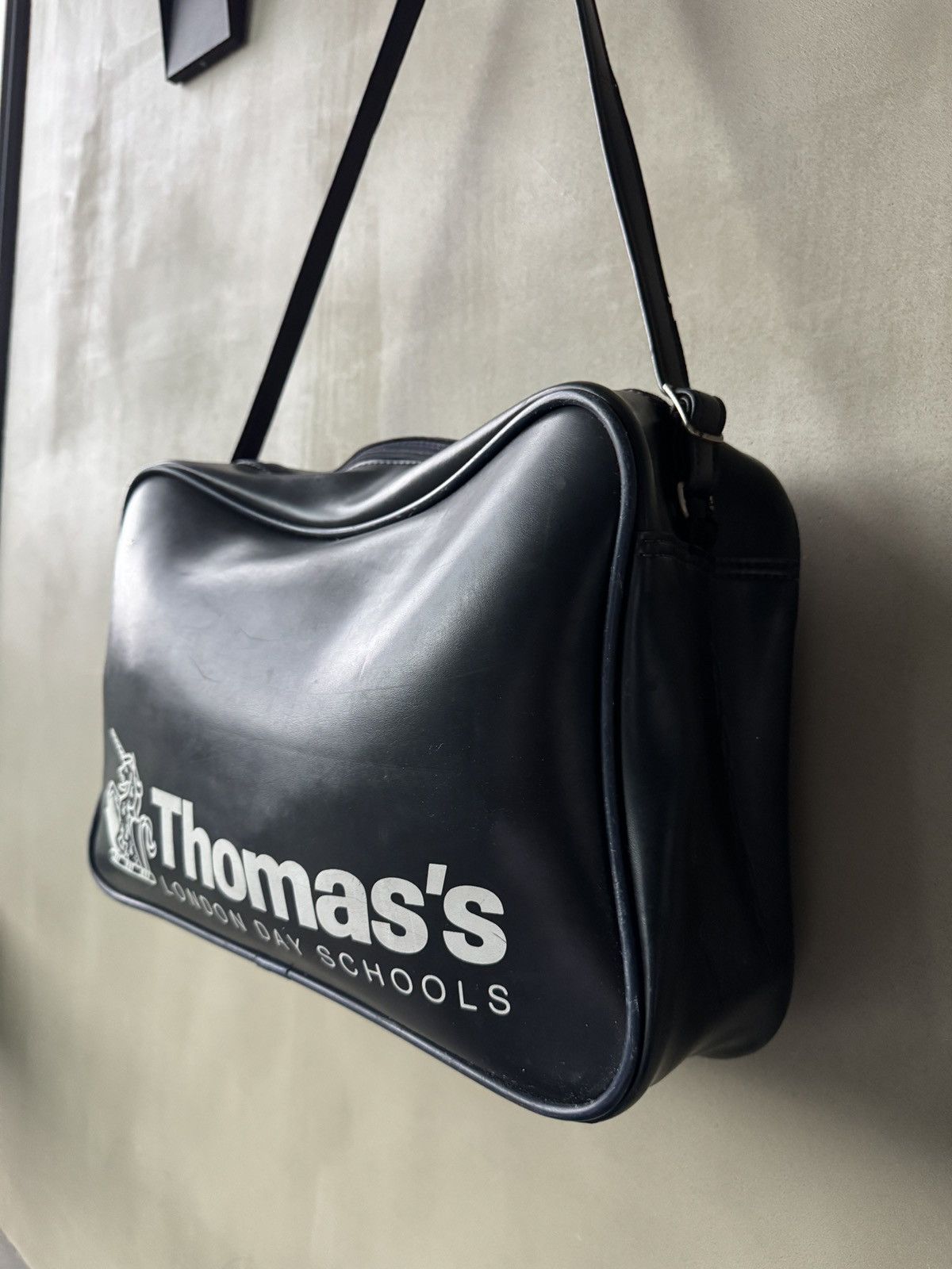 Vintage 70s Thomas’s London Day School Book Bag Shoulder Bag Size ONE SIZE - 5 Thumbnail