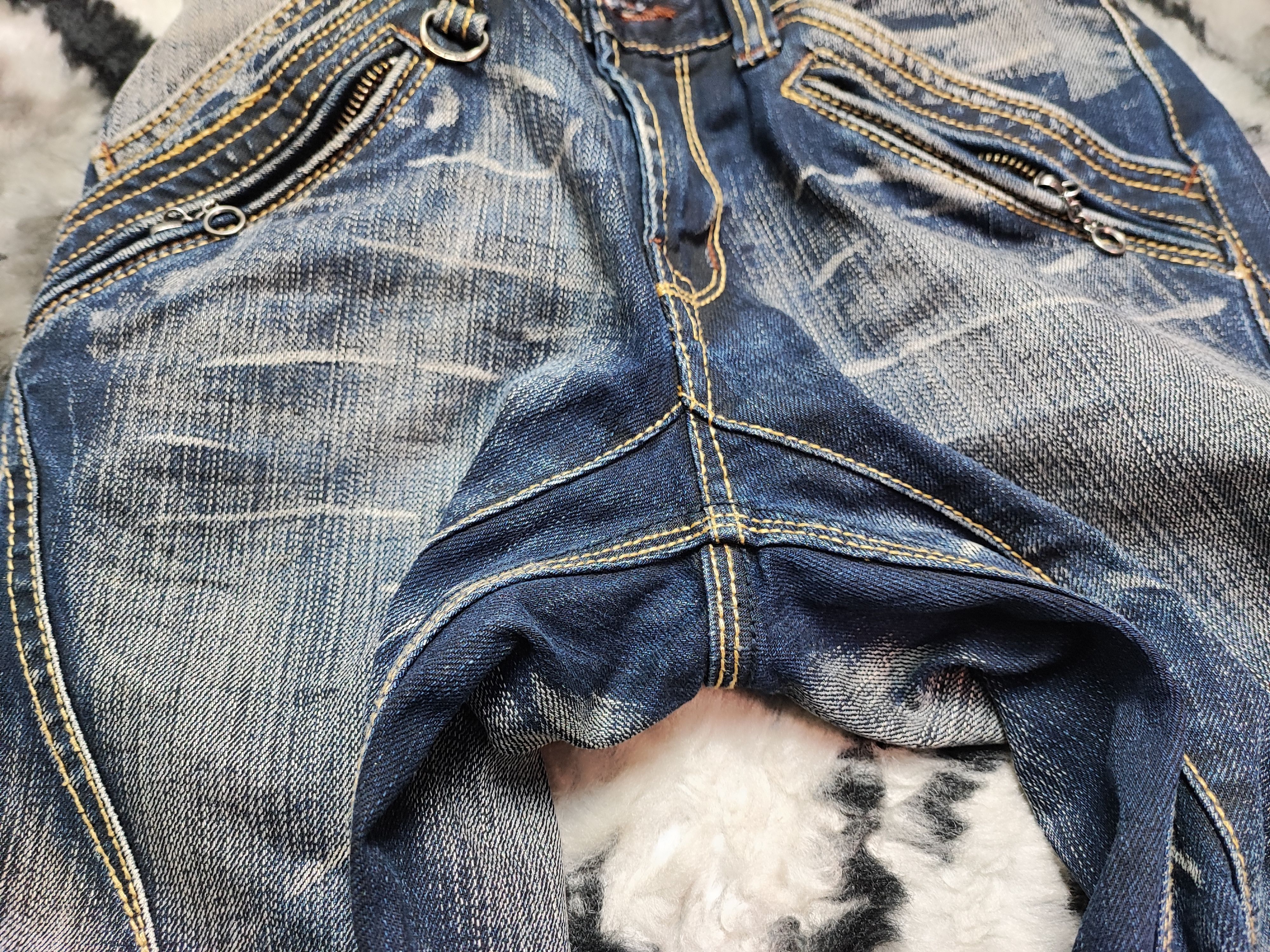 If Six Was Nine Nicole Club Distress Jeans Size US 30 / EU 46 - 11 Thumbnail