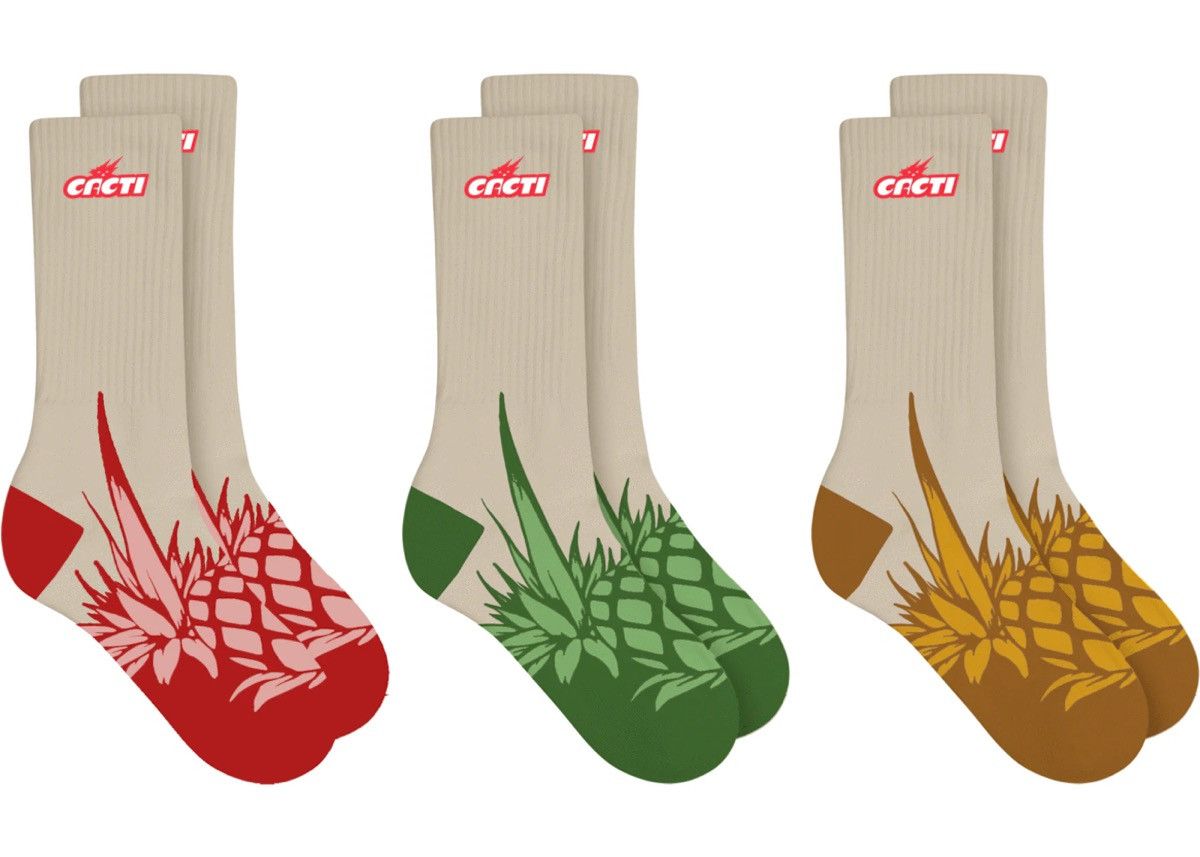 Travis Scott Travis Scott Cactus Jack Trails Logo Hiking Socks 3