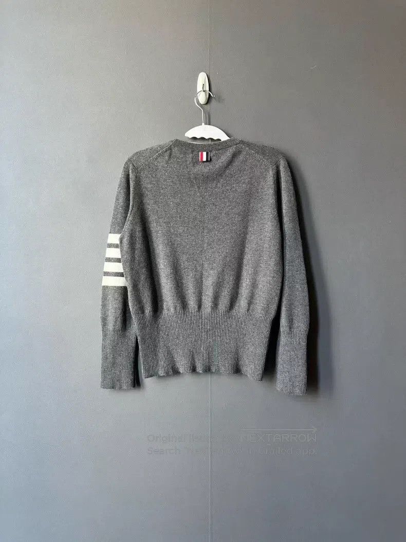 Thom Browne Thom Browne Medium Gray Cashmere Sweater Size US S / EU 44-46 / 1 - 2 Thumbnail