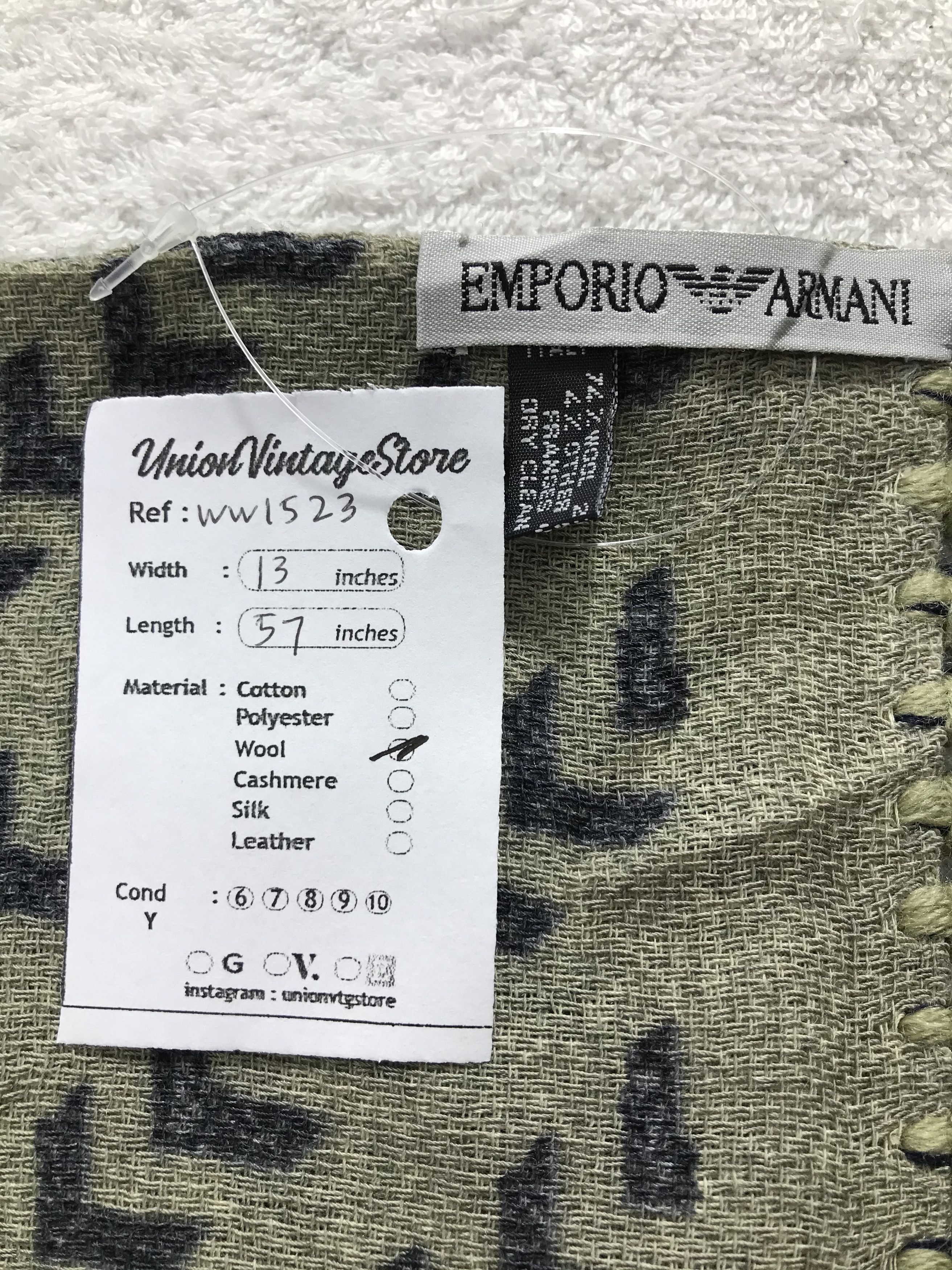 Emporio Armani Emporio Armani Scarf / Muffler / Neckwear - WW1523 Size ONE SIZE - 5 Thumbnail