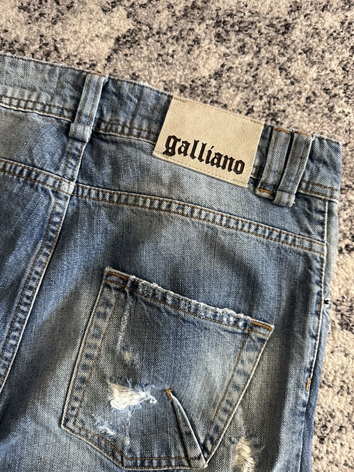 John Galliano 🔥300$ 🔥 Galliano Jeans Rare Size 25" / US 0 / IT 36 - 2 Thumbnail