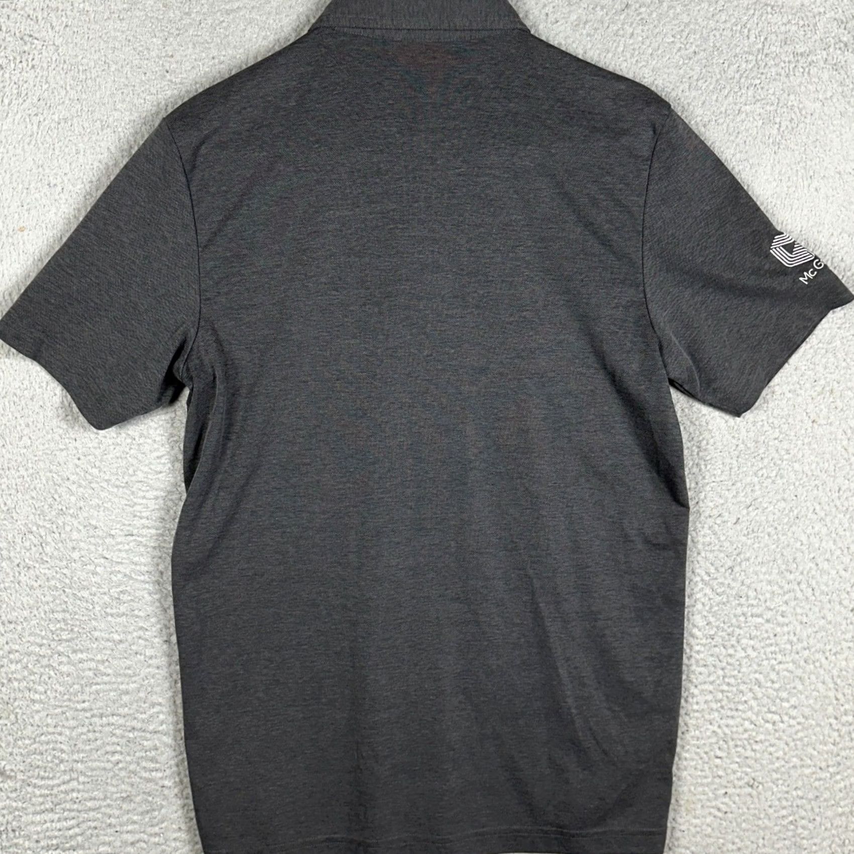 TravisMathew TravisMathew Polo Shirt Mens M Gray Pima Cotton Polyester Blend Short Sleeve Collared Button Logo Breathable Moisture Wicking Golf Casual Athletic Size US M / EU 48-50 / 2 - 3 Thumbnail