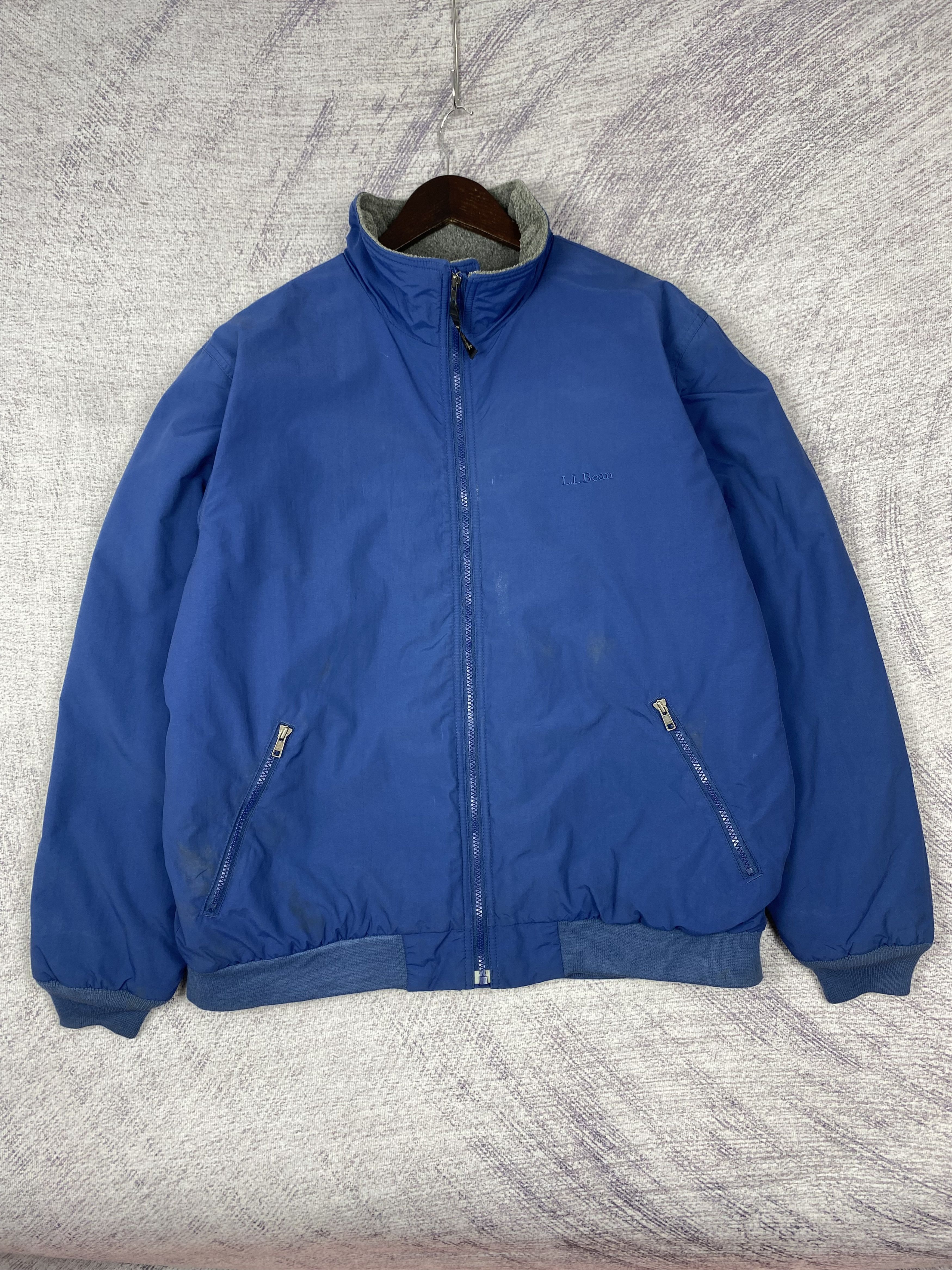 L.L. Bean Vintage L.L Bean Fleece Lining Zip Up Jacket Size US L / EU 52-54 / 3 - 1 Thumbnail