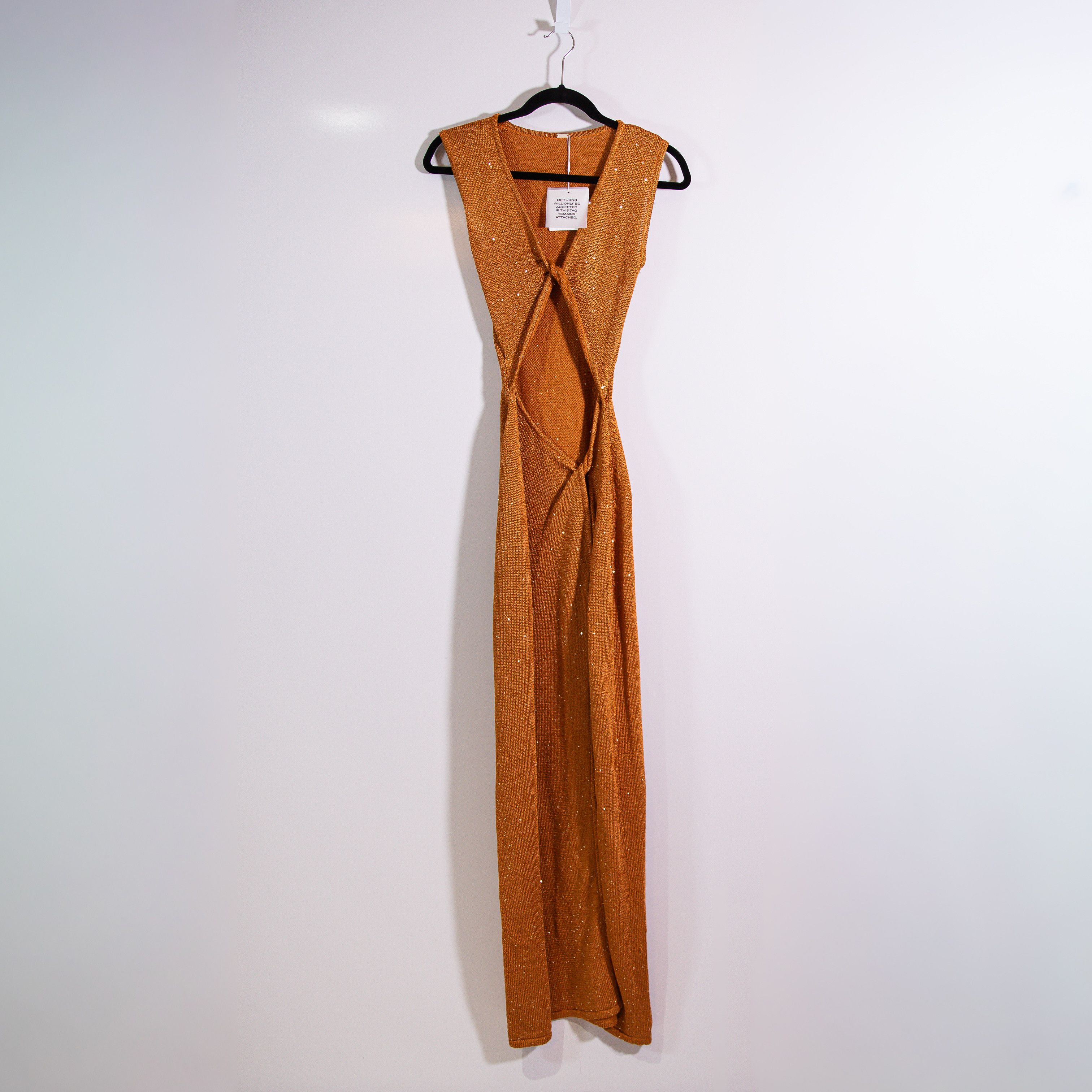 Other NEW Same Cut Out Twist Cotton Blend Knit Size S / US 4 / IT 40 - 1 Thumbnail