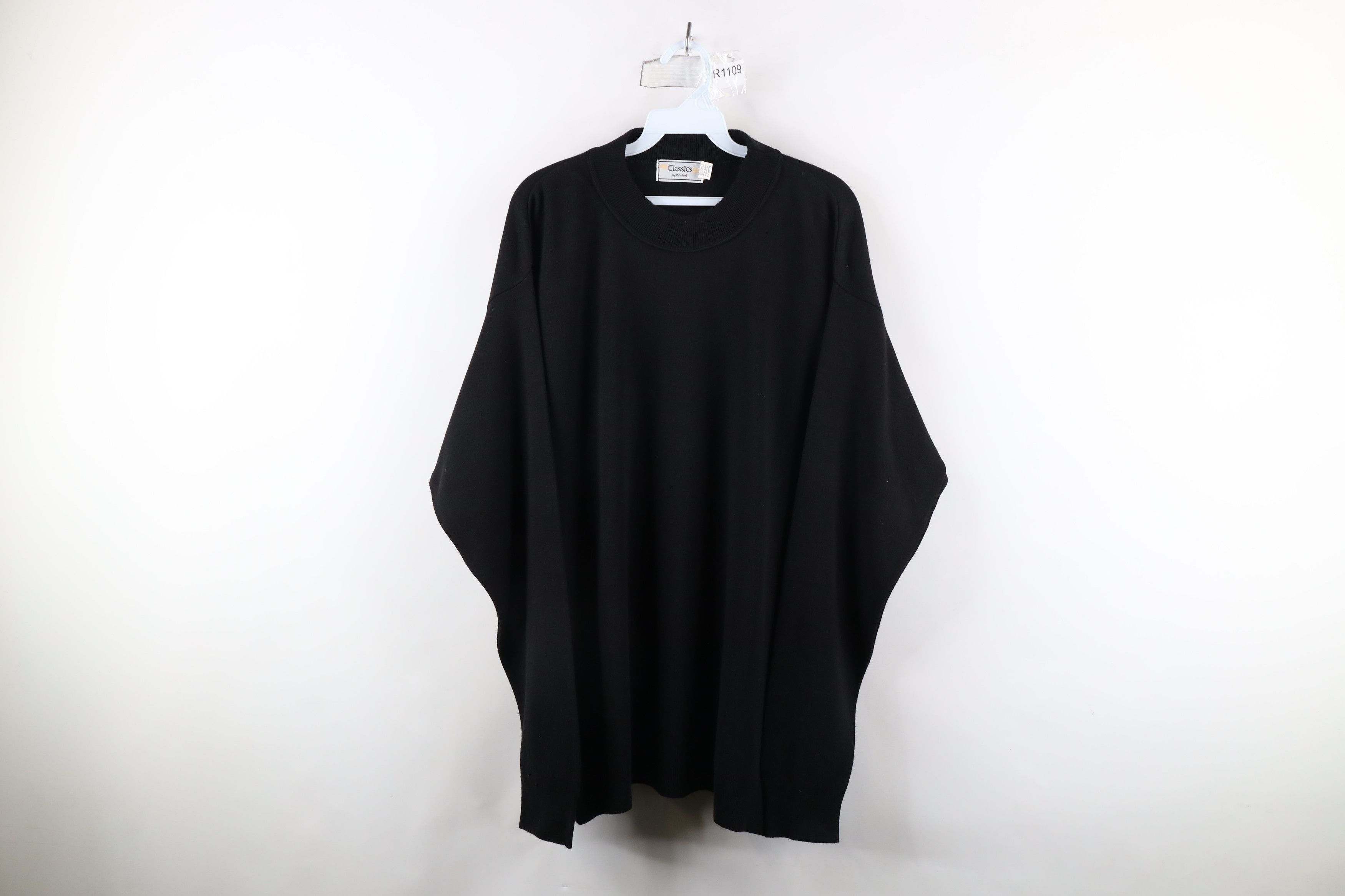 Vintage Vintage 90s Streetwear Mock Neck Long Sleeve Sweater USA Size US XL / EU 56 / 4 - 1 Thumbnail