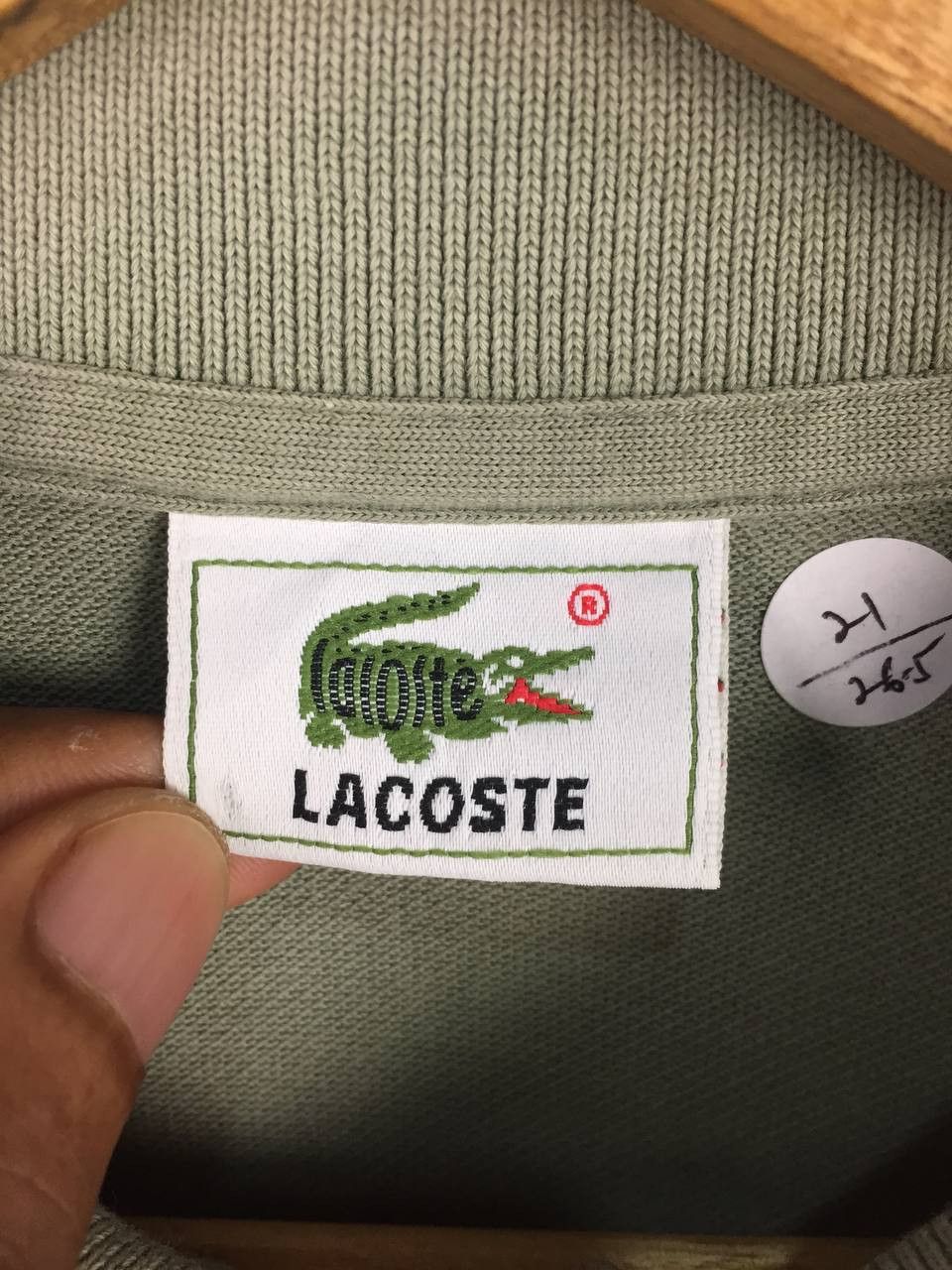 Lacoste Vtg Lacoste Embroidered Logo Casual Pique Polo Shirt Size US L / EU 52-54 / 3 - 9 Thumbnail