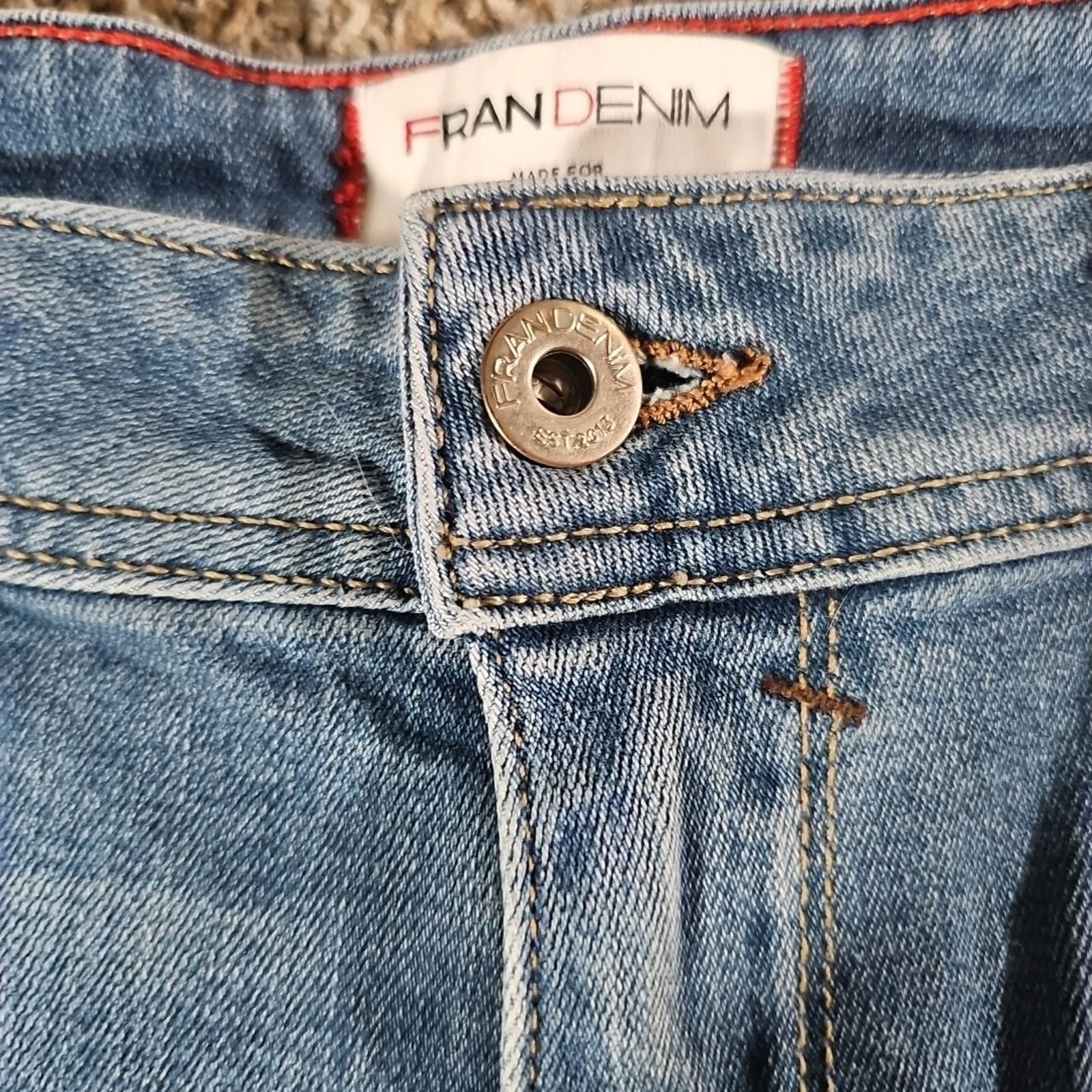 Other Fran Denim Ruby Sz 30 Cutoff Jean Shorts USA MADE Size 30" / US 8 / IT 44 - 2 Thumbnail