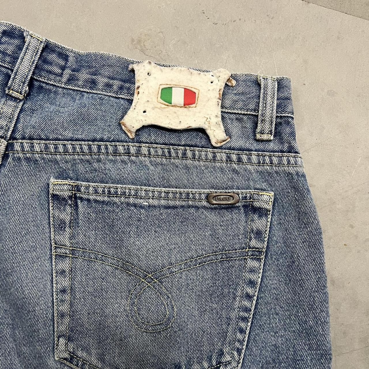 Japanese Brand × Vintage Crazy Vintage Y2K Baggy Skater Paco Jean Shorts Denim Jorts Size US 36 / EU 52 - 4 Thumbnail