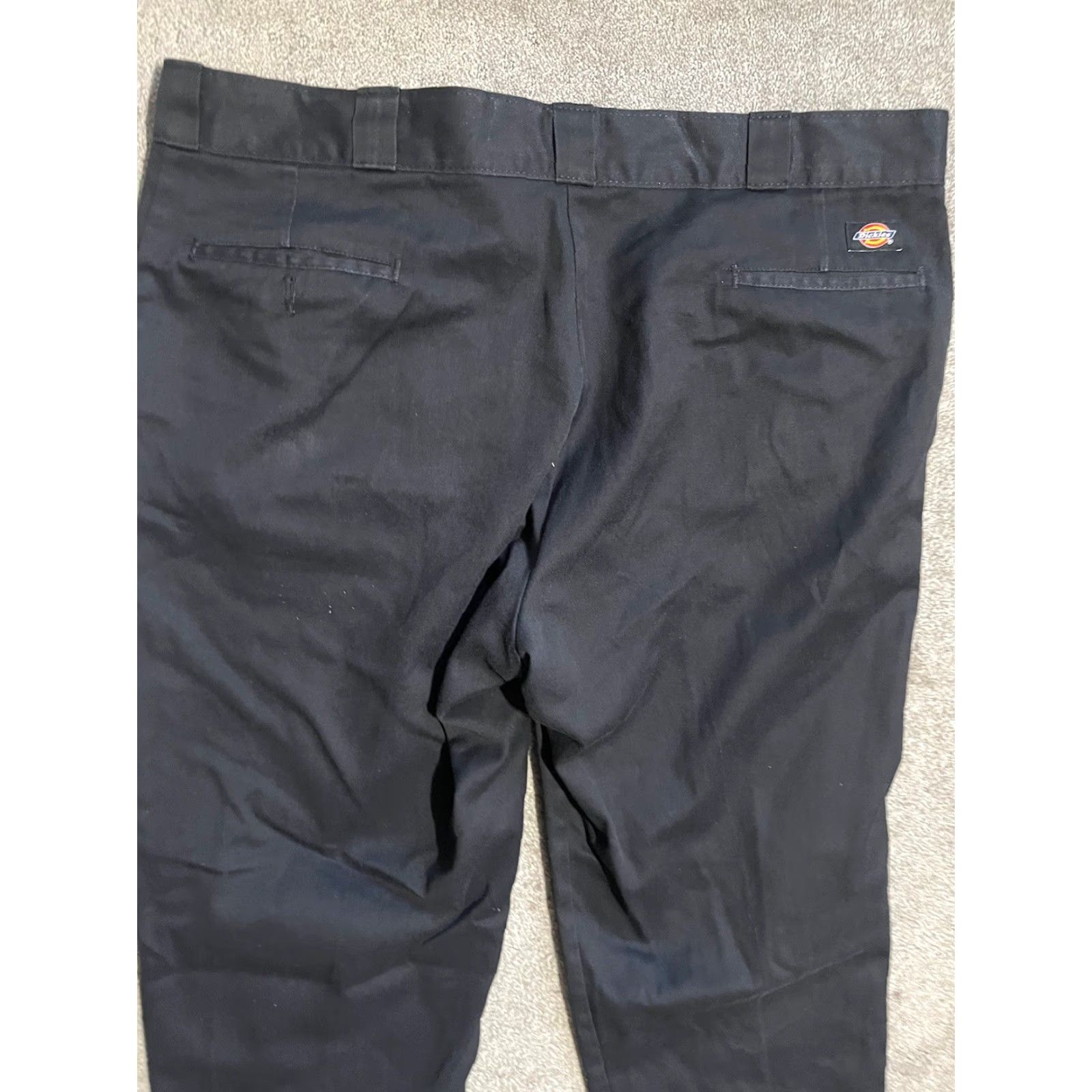 Dickies Dickies 874 Original Fit Black Pants Men's Work Pants 44x25 Hemmed Size US 44 / EU 60 - 2 Thumbnail